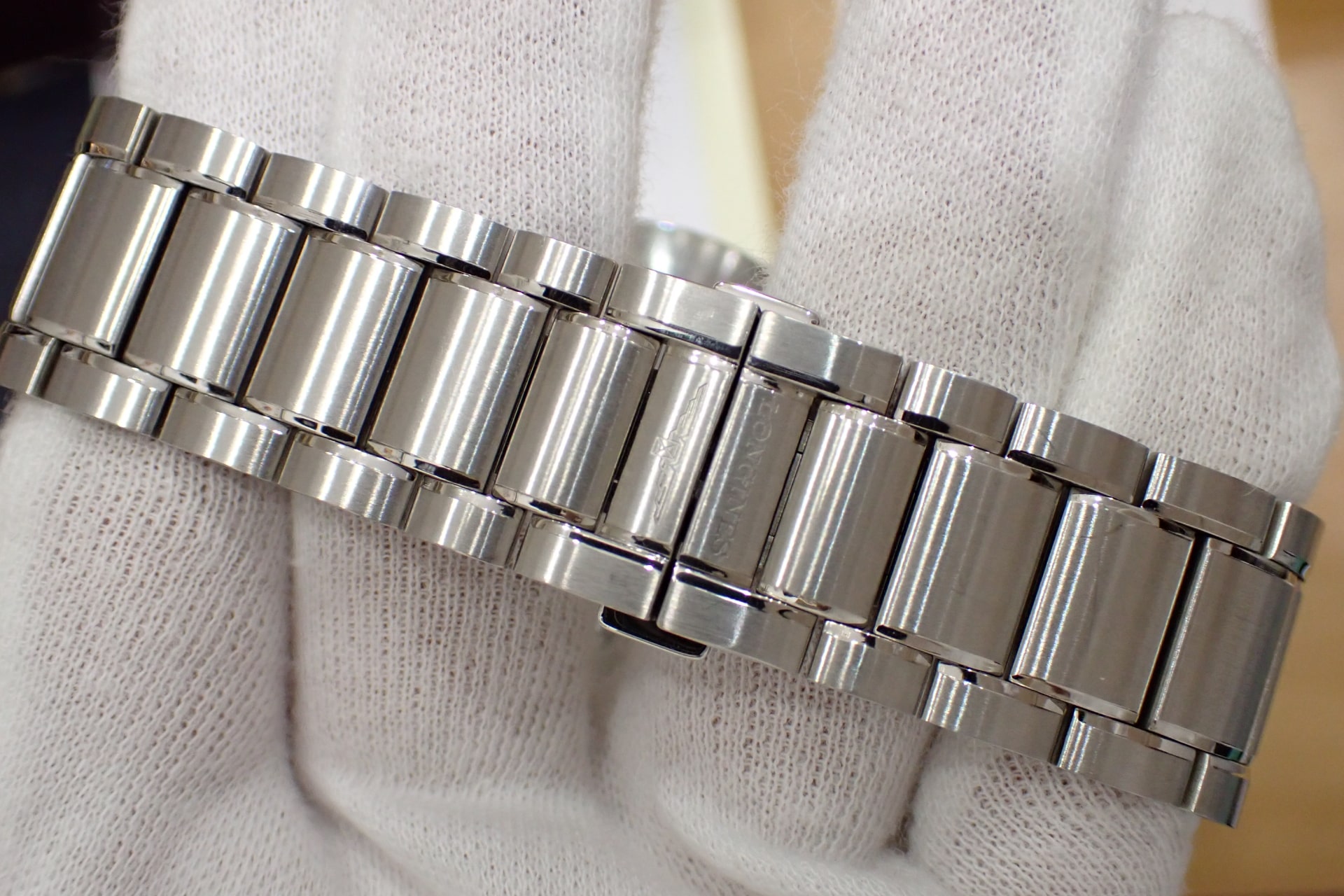 ロンジン/LONGINES スピリット クロノグラフ 42mm Ref.L3.820.4.93.6 ブルー文字盤