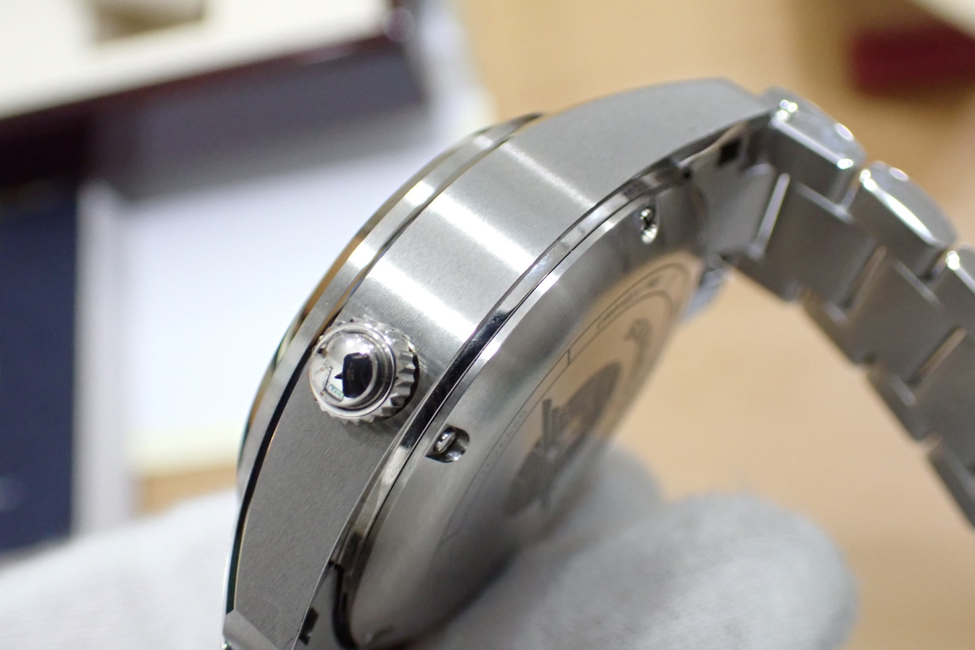 ロンジン/LONGINES スピリット クロノグラフ 42mm Ref.L3.820.4.93.6 ブルー文字盤