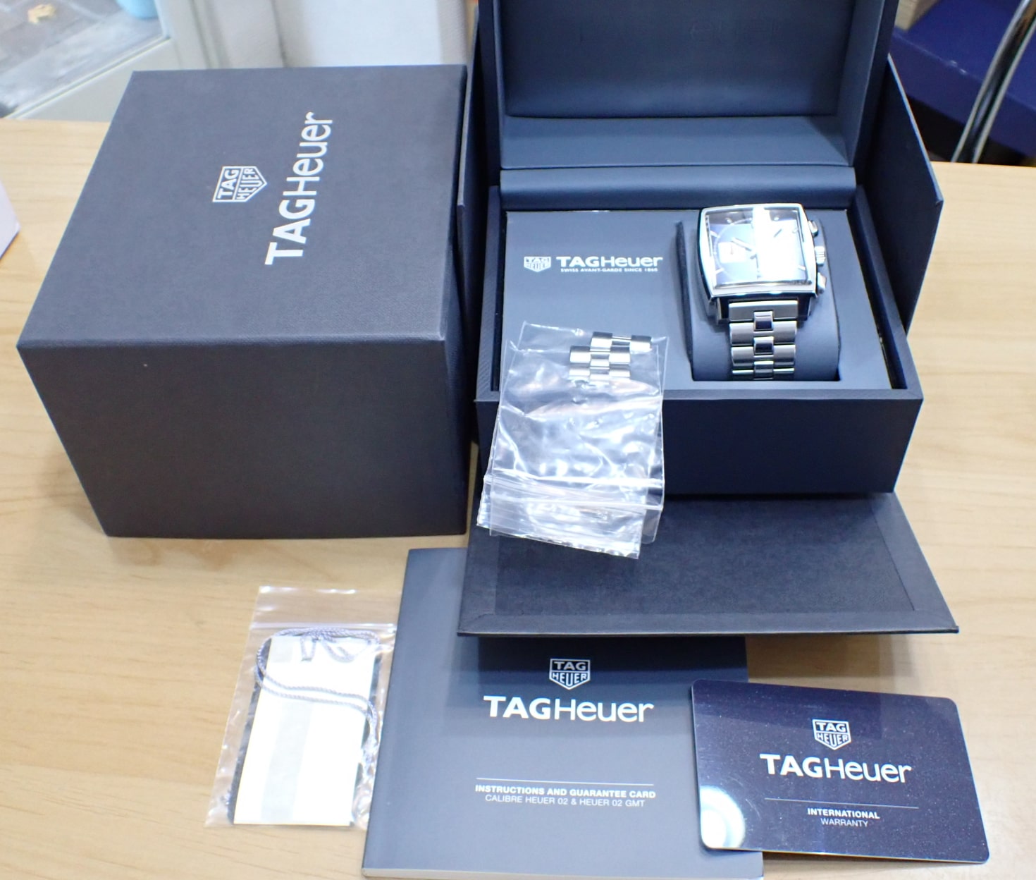 TAGHEUER/タグホイヤー モナコ ホイヤー02 ブルー Ref.CBL2111.BA0644