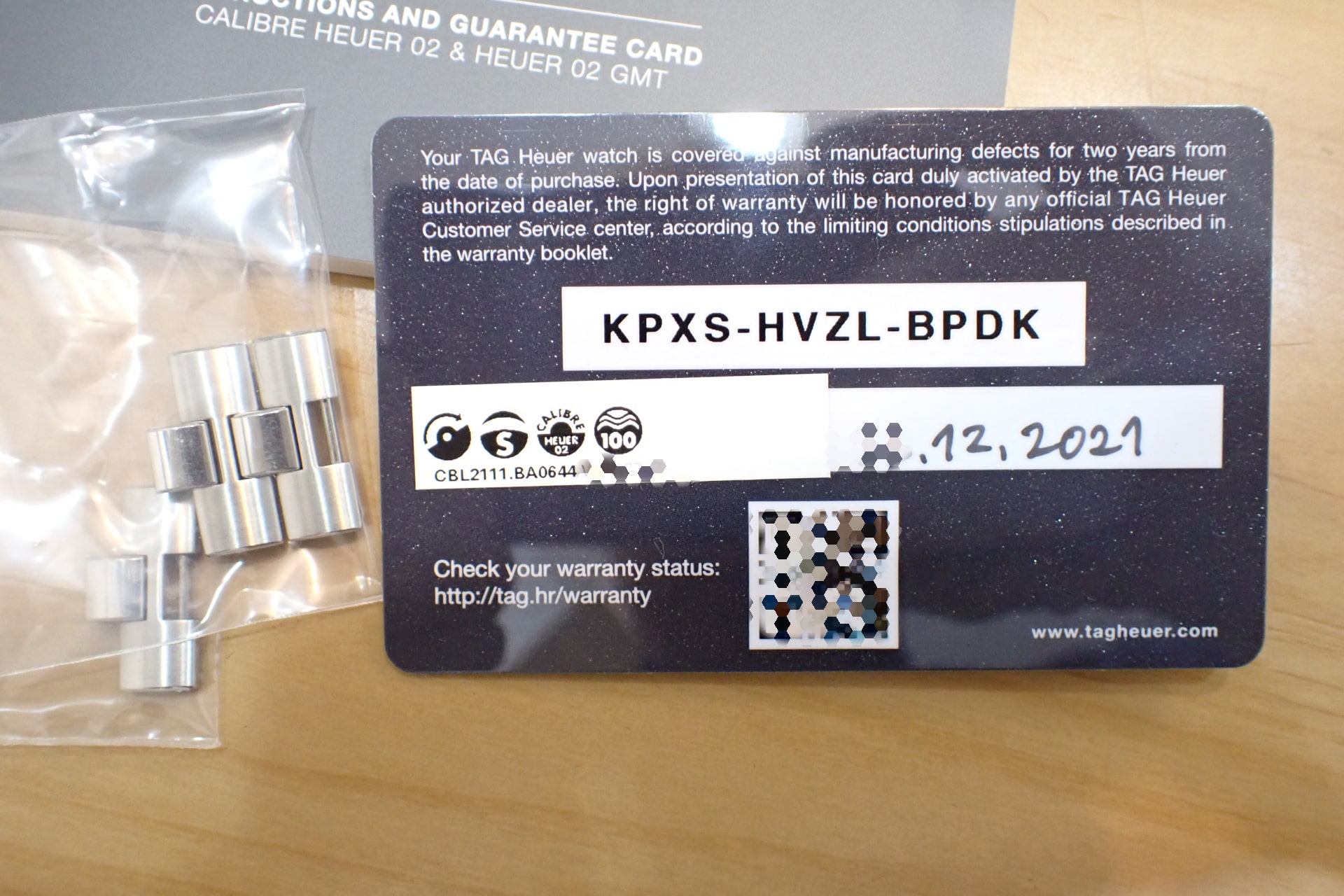 TAGHEUER/タグホイヤー モナコ ホイヤー02 ブルー Ref.CBL2111.BA0644