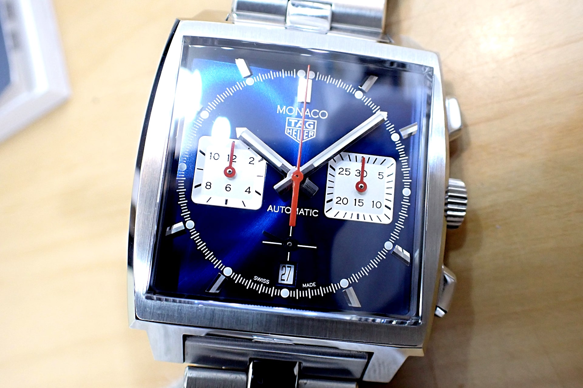 TAGHEUER/タグホイヤー モナコ ホイヤー02 ブルー Ref.CBL2111.BA0644