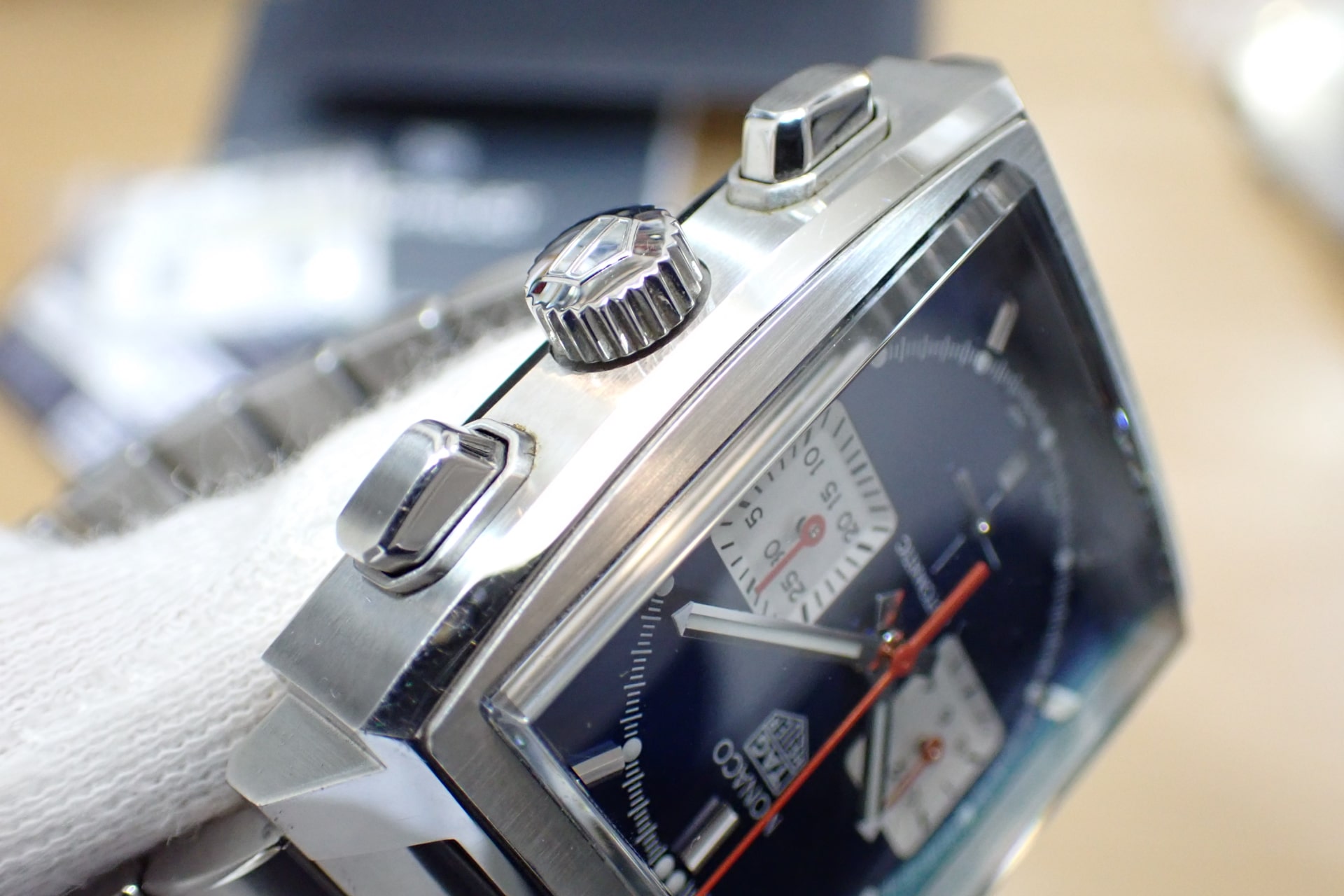 TAGHEUER/タグホイヤー モナコ ホイヤー02 ブルー Ref.CBL2111.BA0644