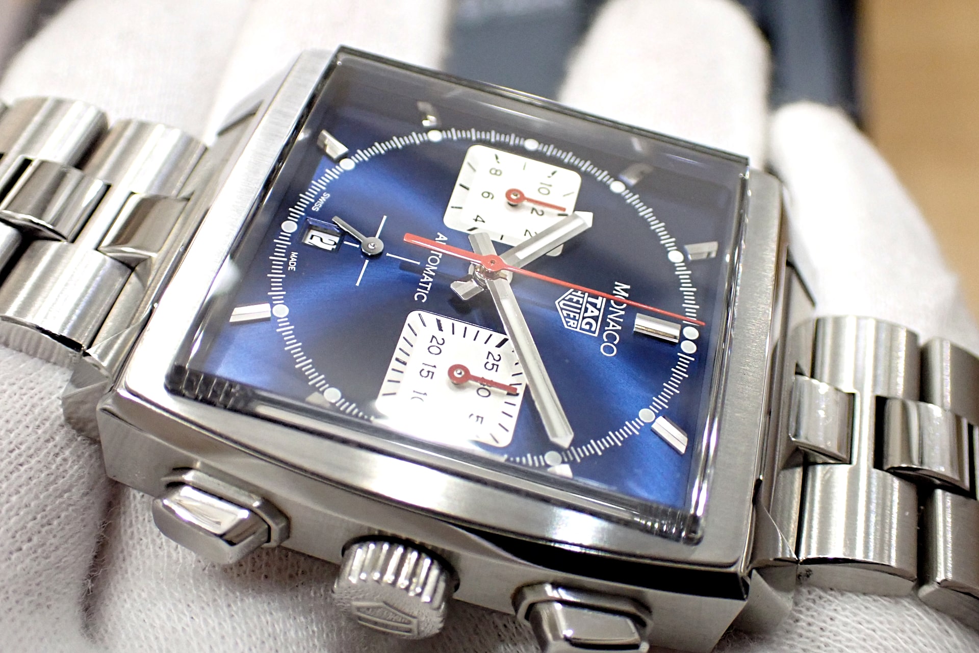 TAGHEUER/タグホイヤー モナコ ホイヤー02 ブルー Ref.CBL2111.BA0644