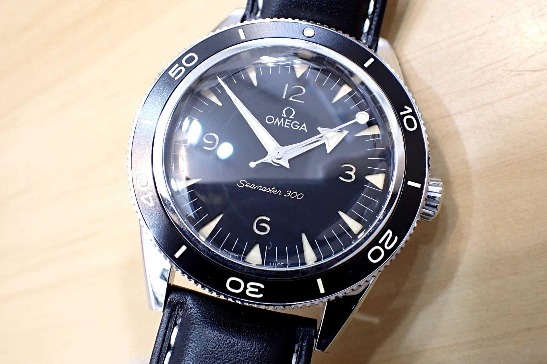 OMEGA/オメガ シーマスター300 コーアクシャル クロノメーター 41mm Ref.234.30.41.21.01.001 黒文字盤