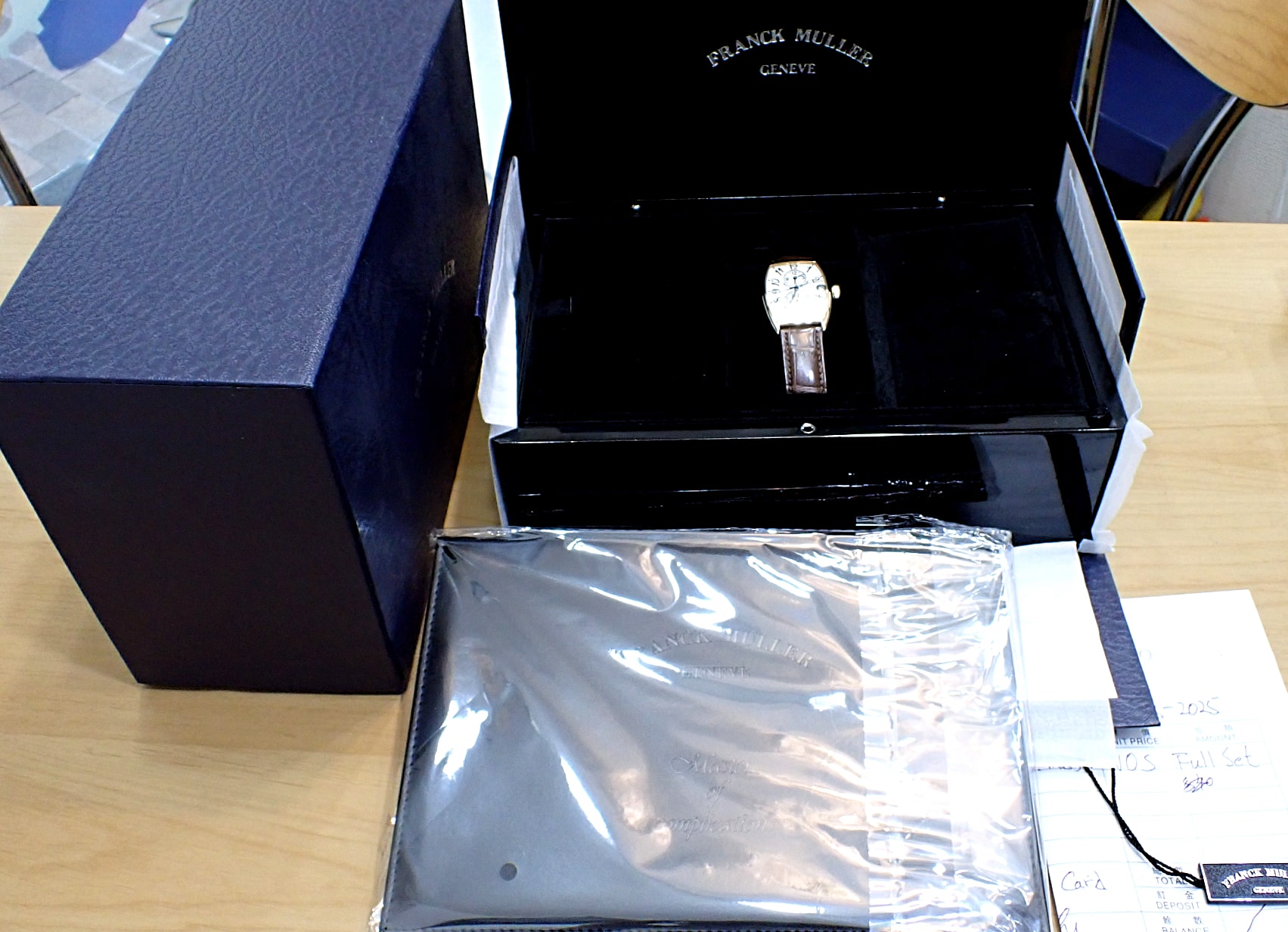 FRANCK MULLER/フランクミュラー トノーカーベックス マスターバンカー 18KPG Ref.2852MB