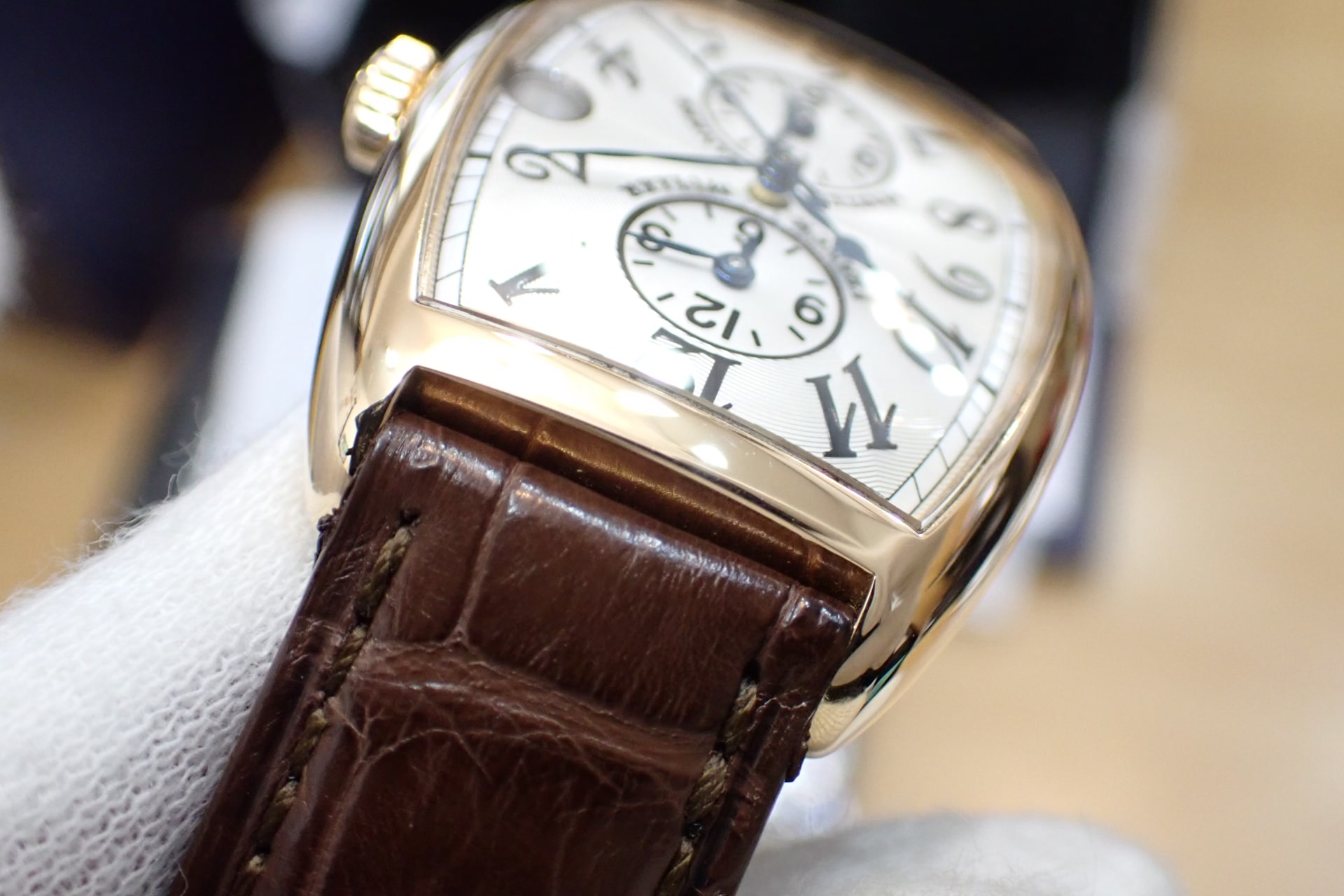 FRANCK MULLER/フランクミュラー トノーカーベックス マスターバンカー 18KPG Ref.2852MB