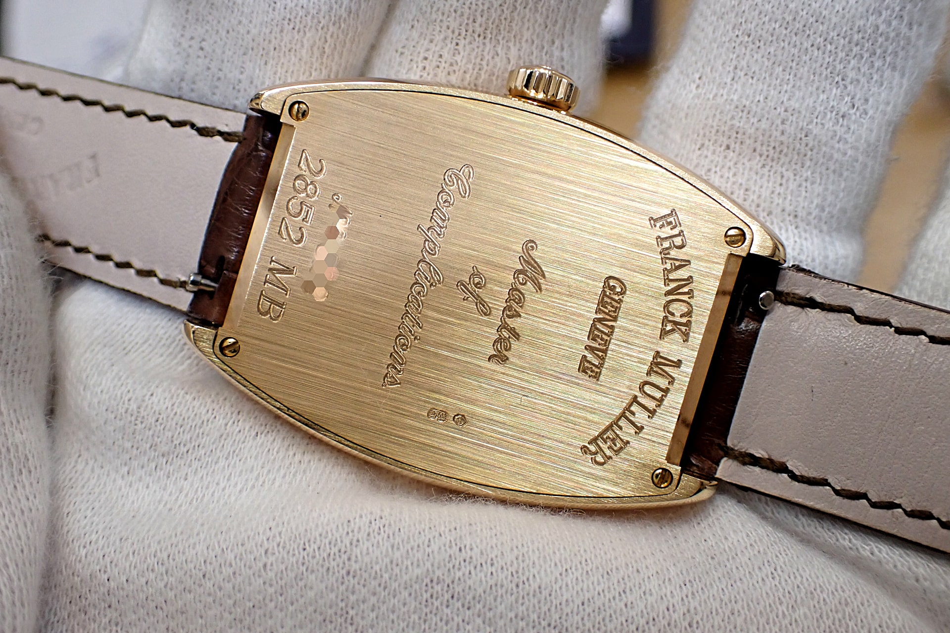 FRANCK MULLER/フランクミュラー トノーカーベックス マスターバンカー 18KPG Ref.2852MB