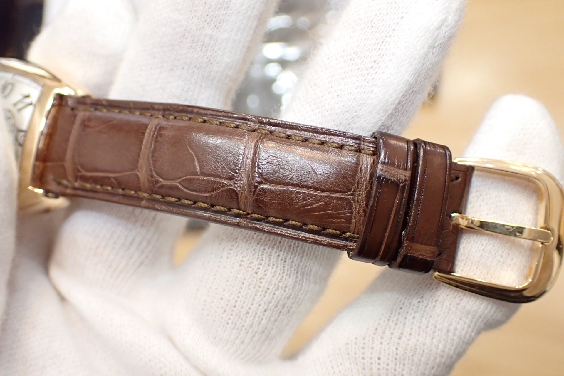 FRANCK MULLER/フランクミュラー トノーカーベックス マスターバンカー 18KPG Ref.2852MB