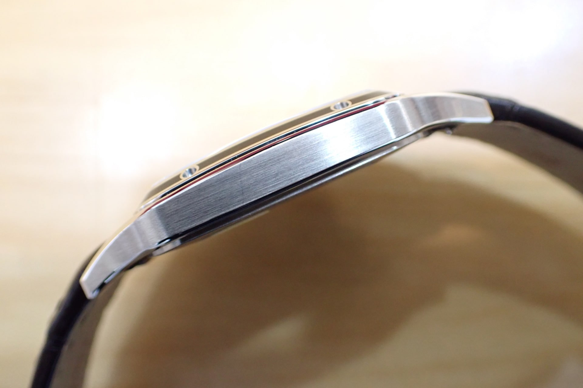 Cartier/カルティエ サントス デュモン LM Ref.WSSA0046 ブラックラッカー