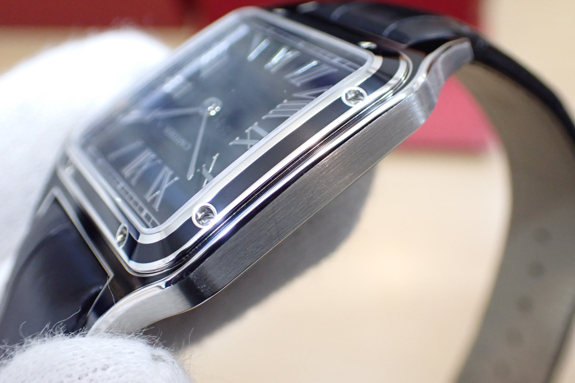 Cartier/カルティエ サントス デュモン LM Ref.WSSA0046 ブラックラッカー