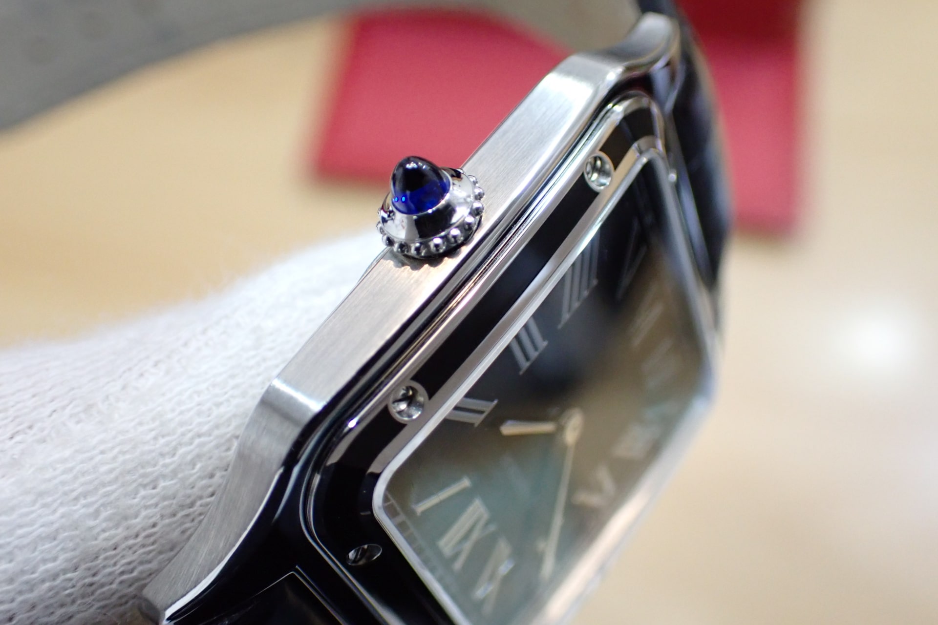 Cartier/カルティエ サントス デュモン LM Ref.WSSA0046 ブラックラッカー