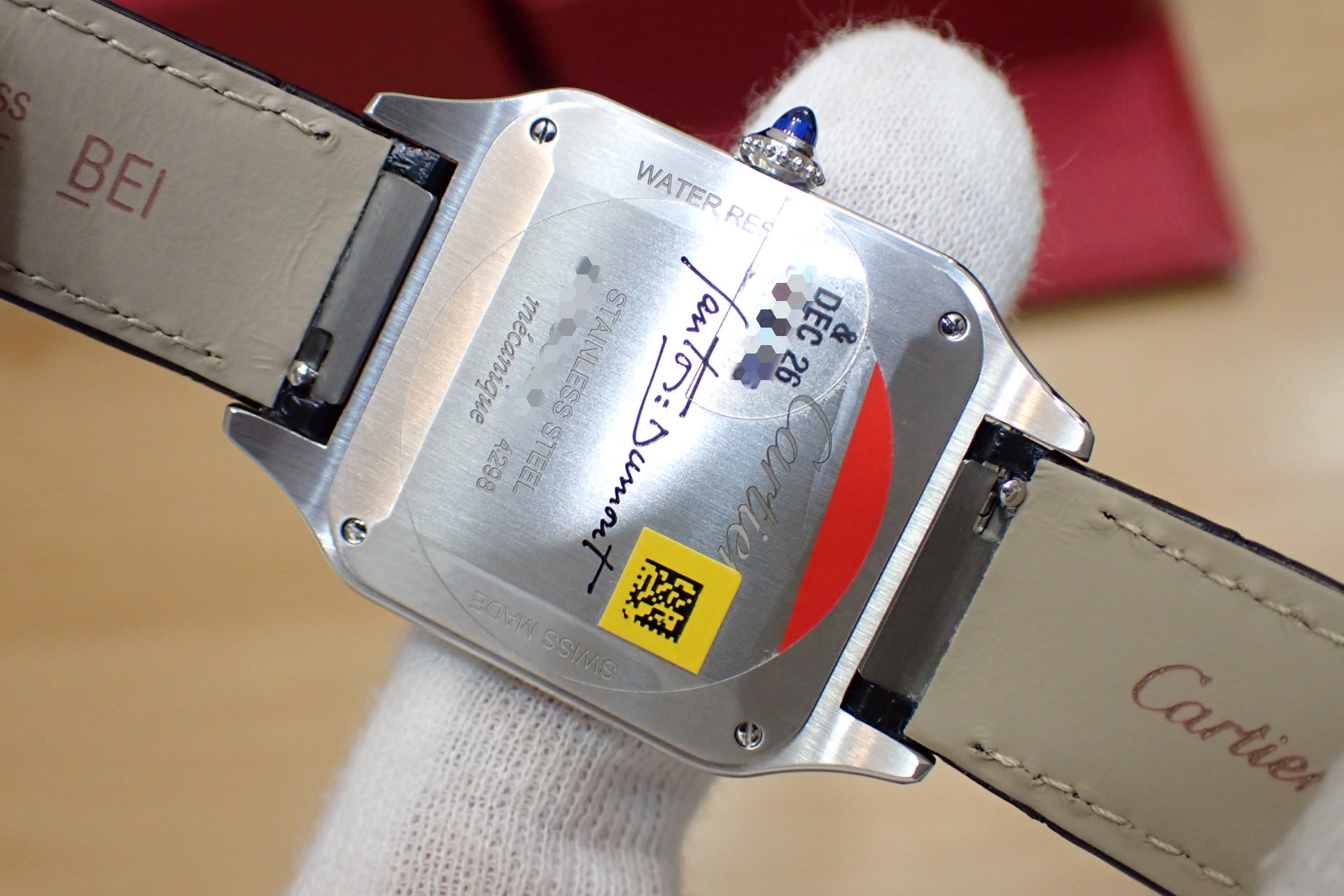 Cartier/カルティエ サントス デュモン LM Ref.WSSA0046 ブラックラッカー