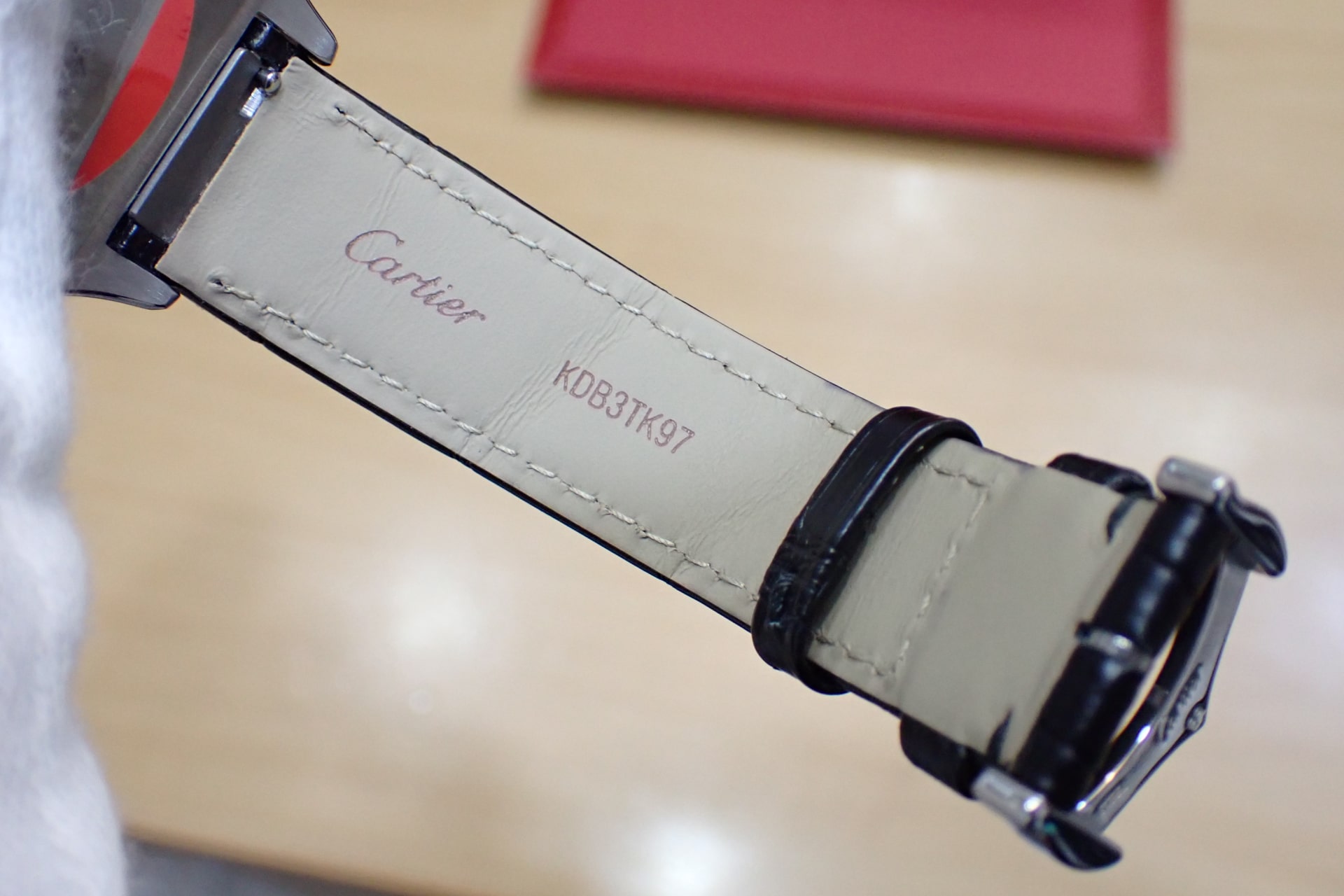 Cartier/カルティエ サントス デュモン LM Ref.WSSA0046 ブラックラッカー