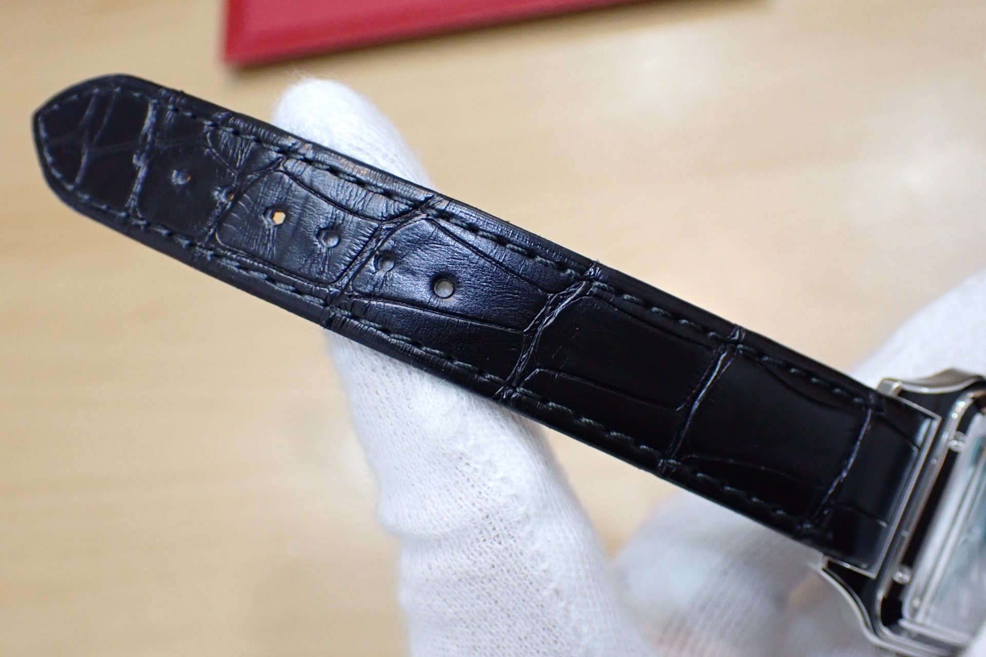 Cartier/カルティエ サントス デュモン LM Ref.WSSA0046 ブラックラッカー