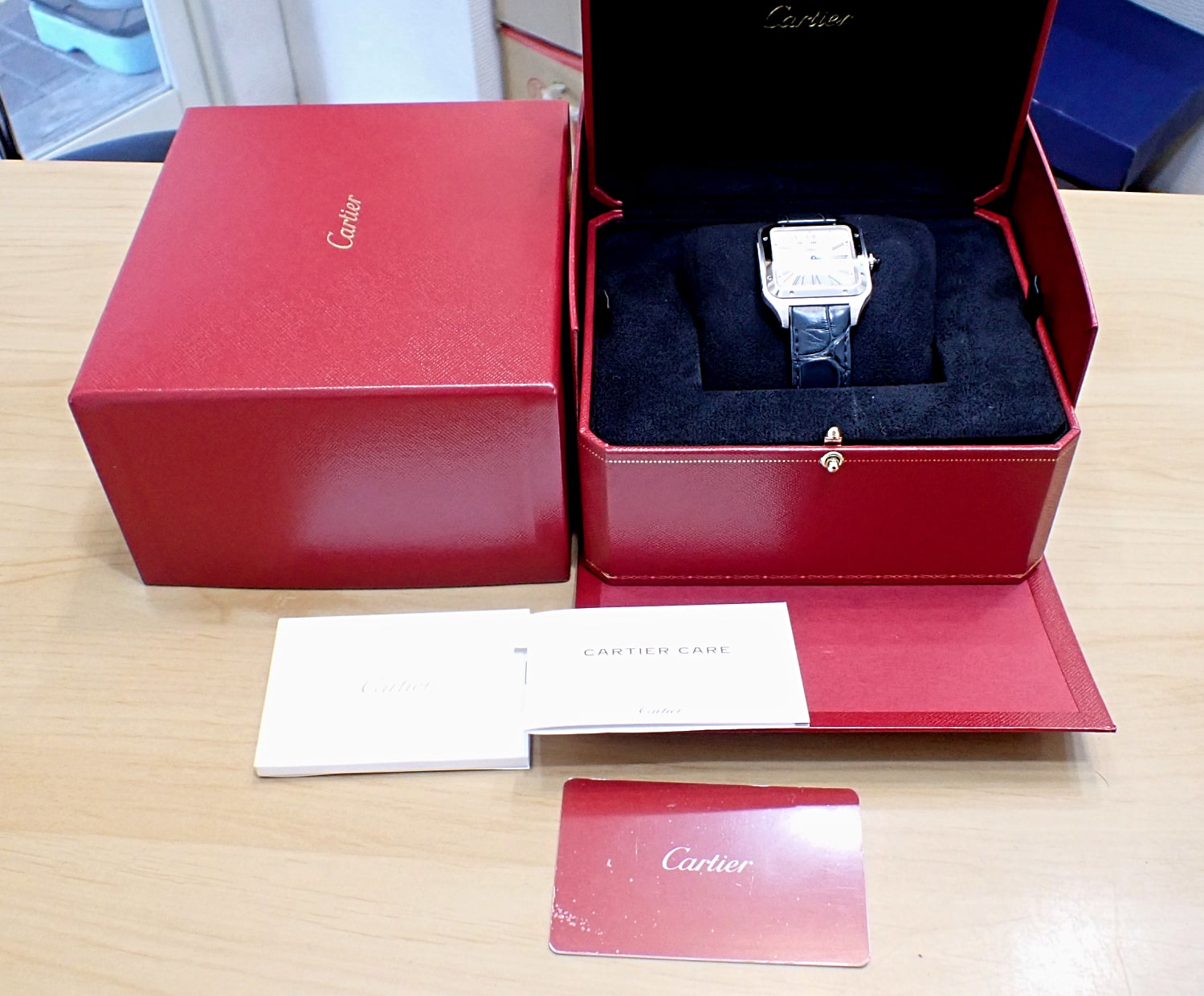 カルティエ/CARTIER サントス デュモン Ref.WSSA0032 シルバー