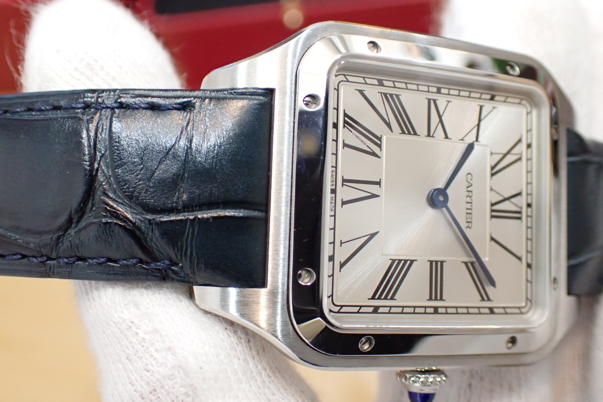 カルティエ/CARTIER サントス デュモン Ref.WSSA0032 シルバー