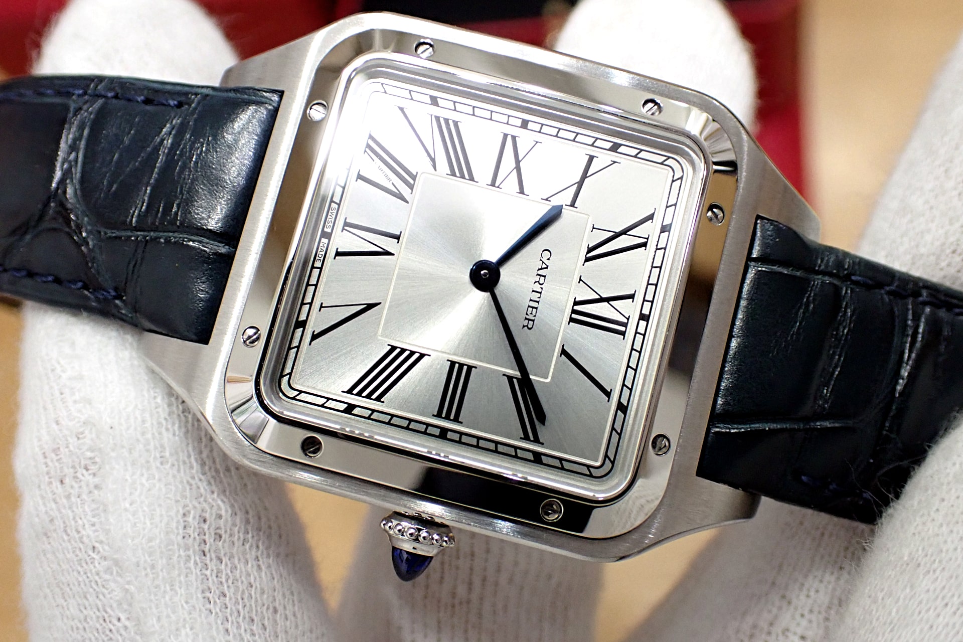 カルティエ/CARTIER サントス デュモン Ref.WSSA0032 シルバー