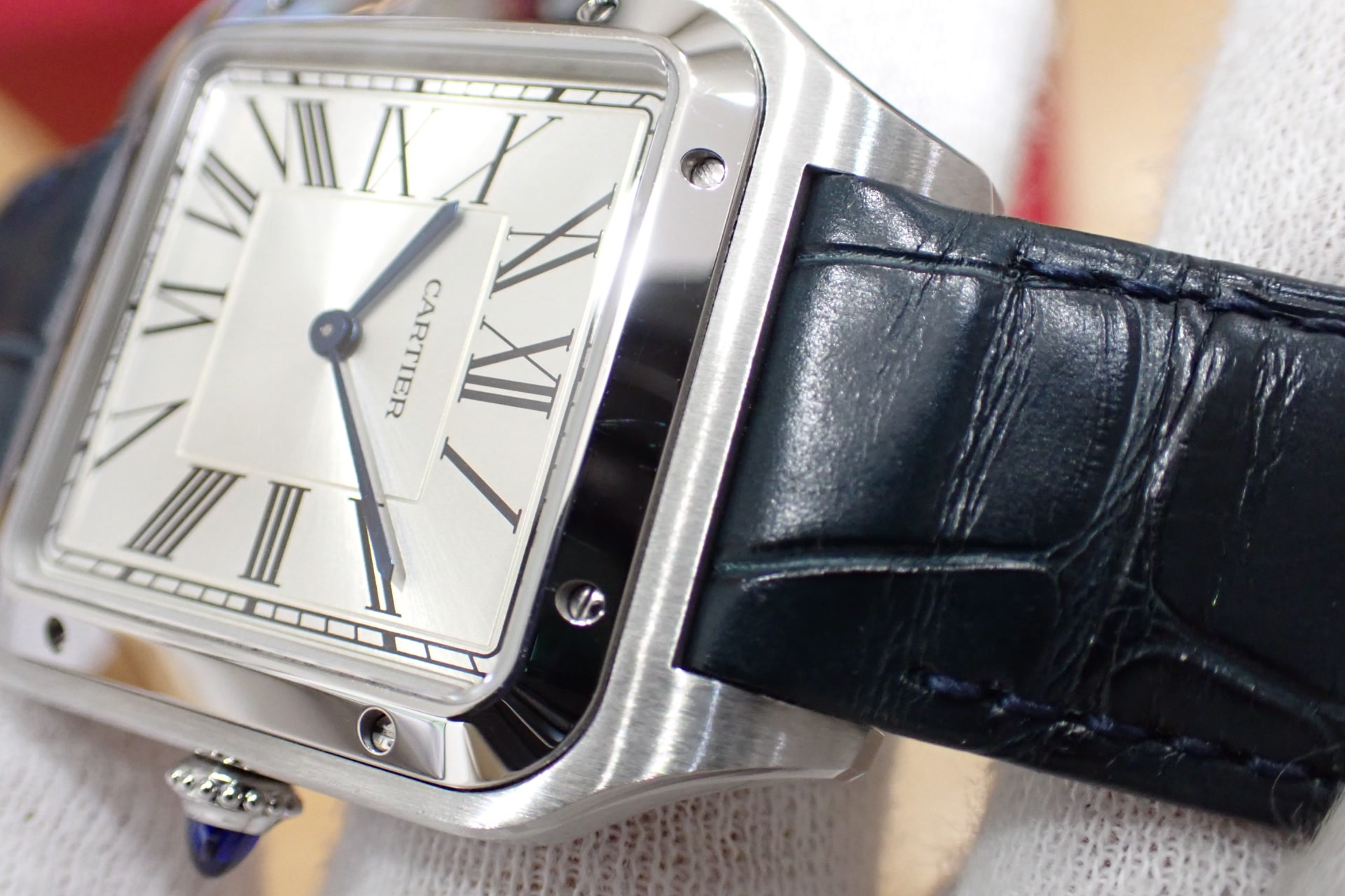 カルティエ/CARTIER サントス デュモン Ref.WSSA0032 シルバー