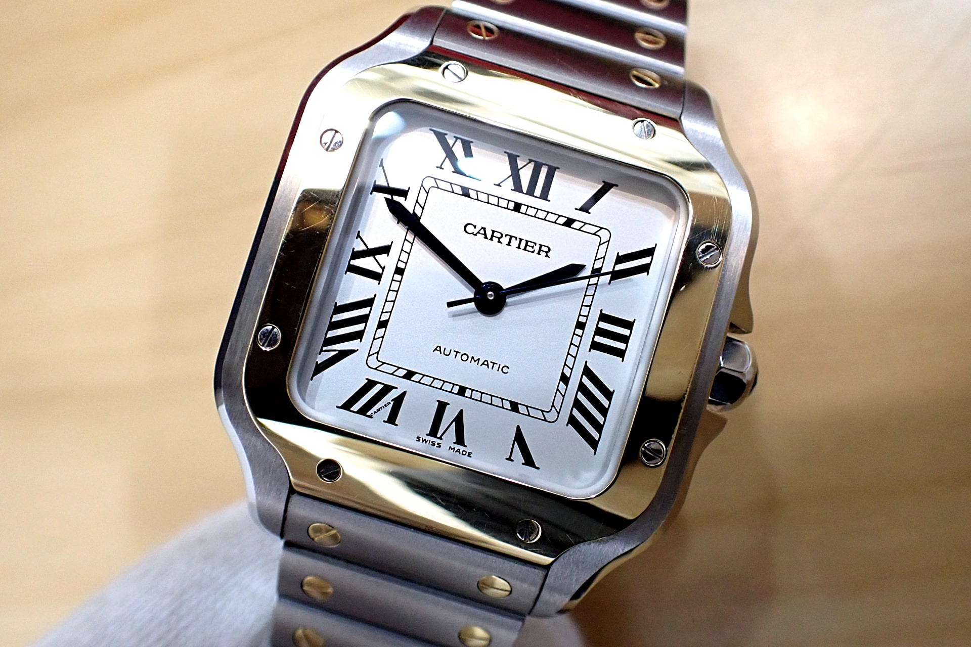 Cartier/カルティエ サントス ドゥ カルティエ MM Ref.W2SA0016　K18/SS コンビ
