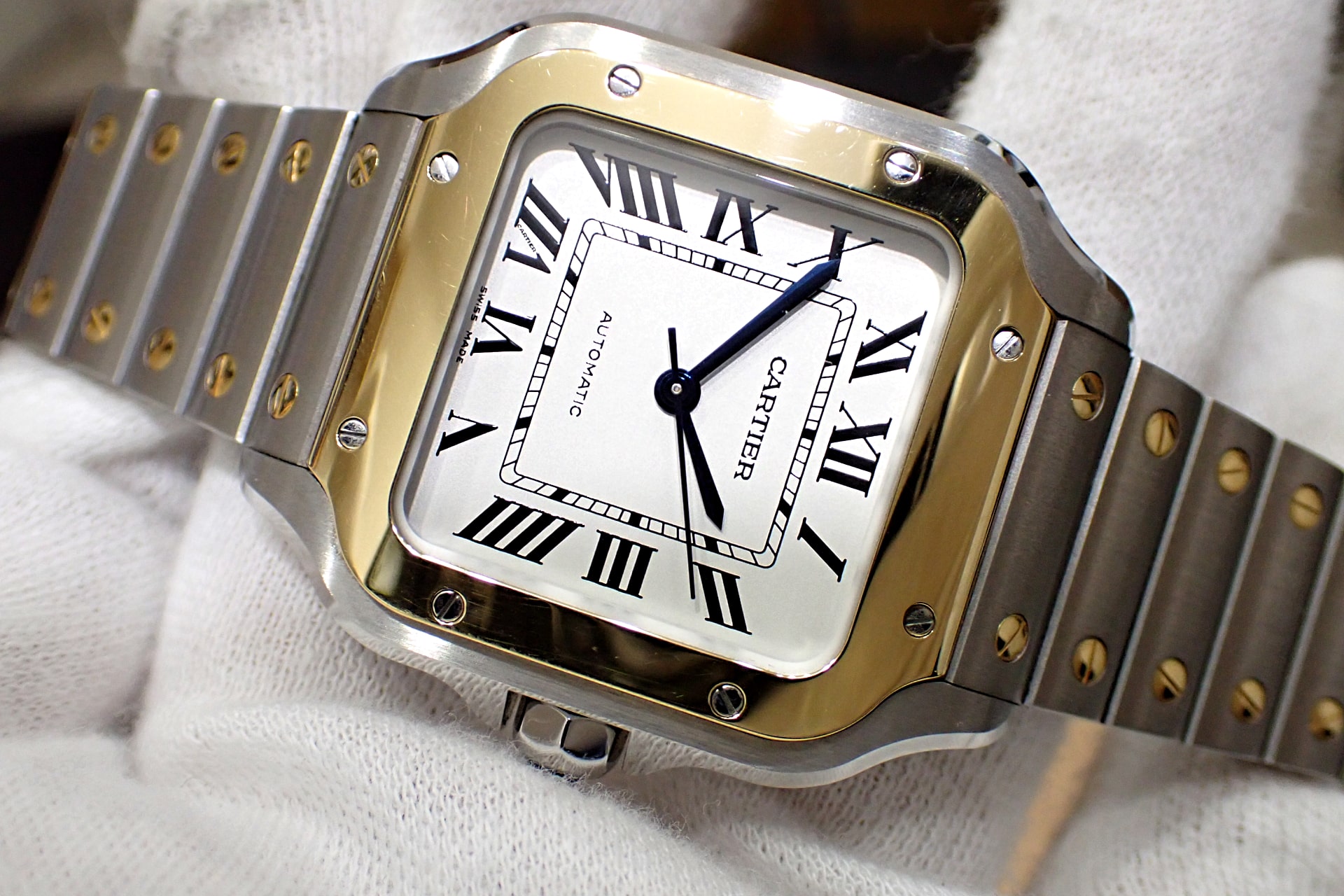 Cartier/カルティエ サントス ドゥ カルティエ MM Ref.W2SA0016　K18/SS コンビ