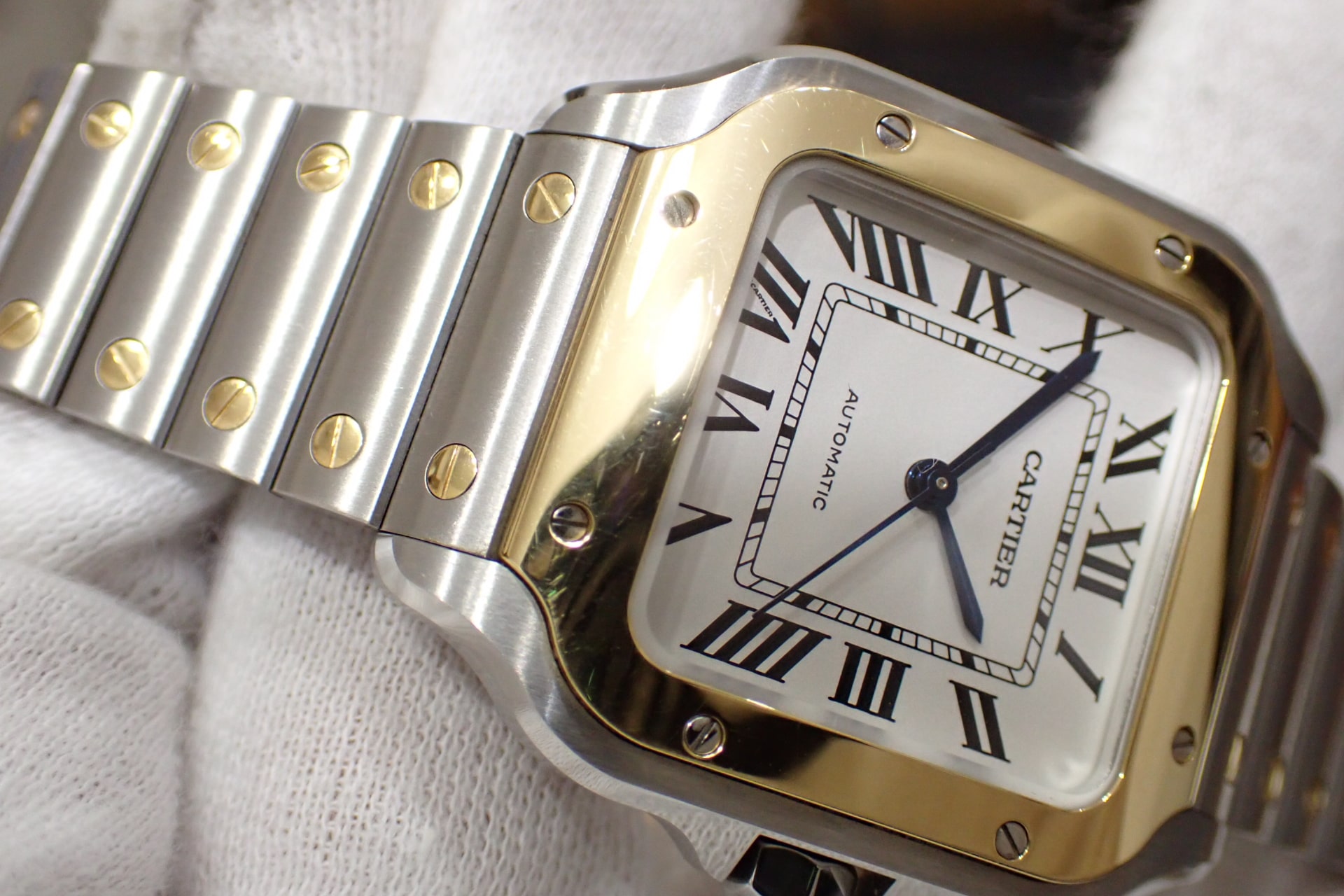 Cartier/カルティエ サントス ドゥ カルティエ MM Ref.W2SA0016　K18/SS コンビ