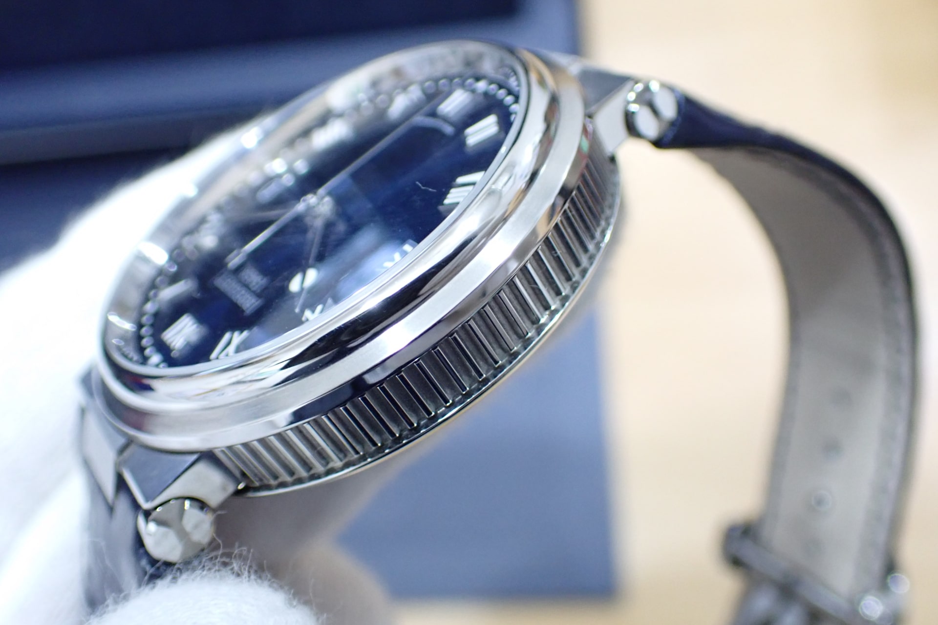 ブレゲ/BREGUET マリーン 5517 Ref.5517TI/Y1/9ZU ブルー