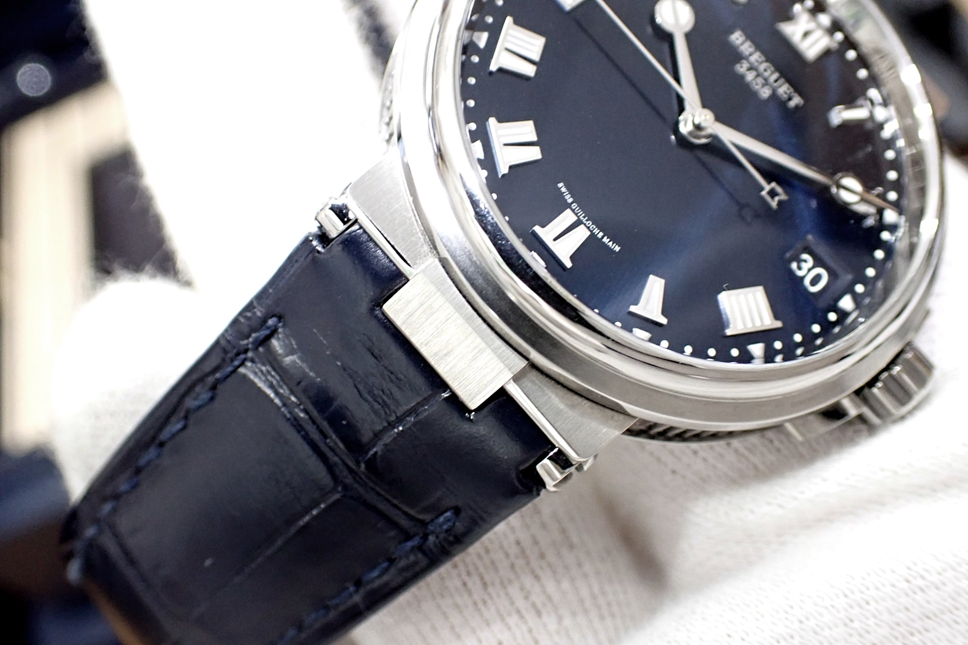 ブレゲ/BREGUET マリーン 5517 Ref.5517TI/Y1/9ZU ブルー