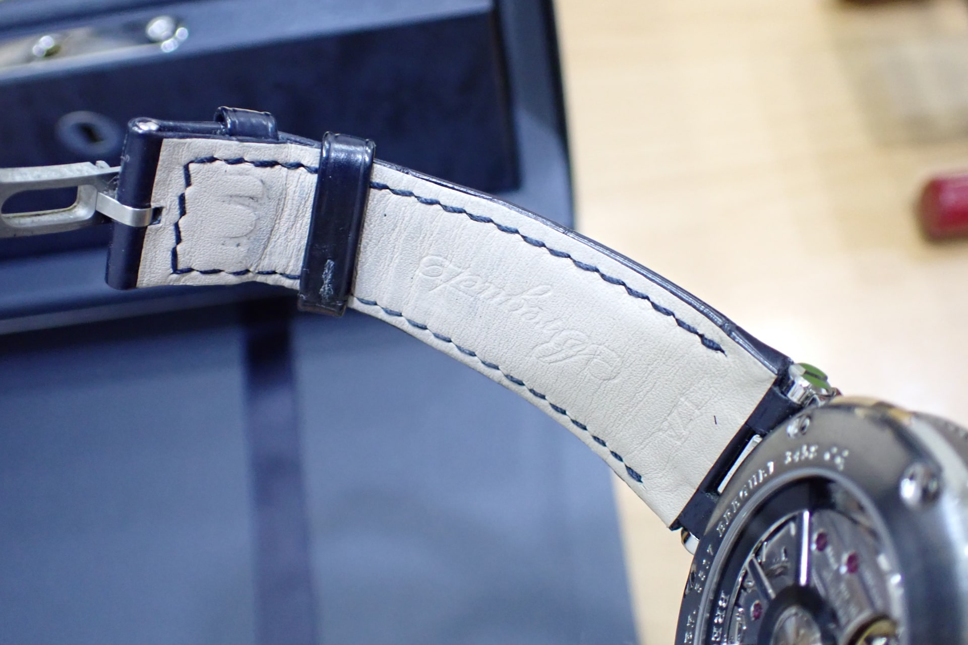 ブレゲ/BREGUET マリーン 5517 Ref.5517TI/Y1/9ZU ブルー