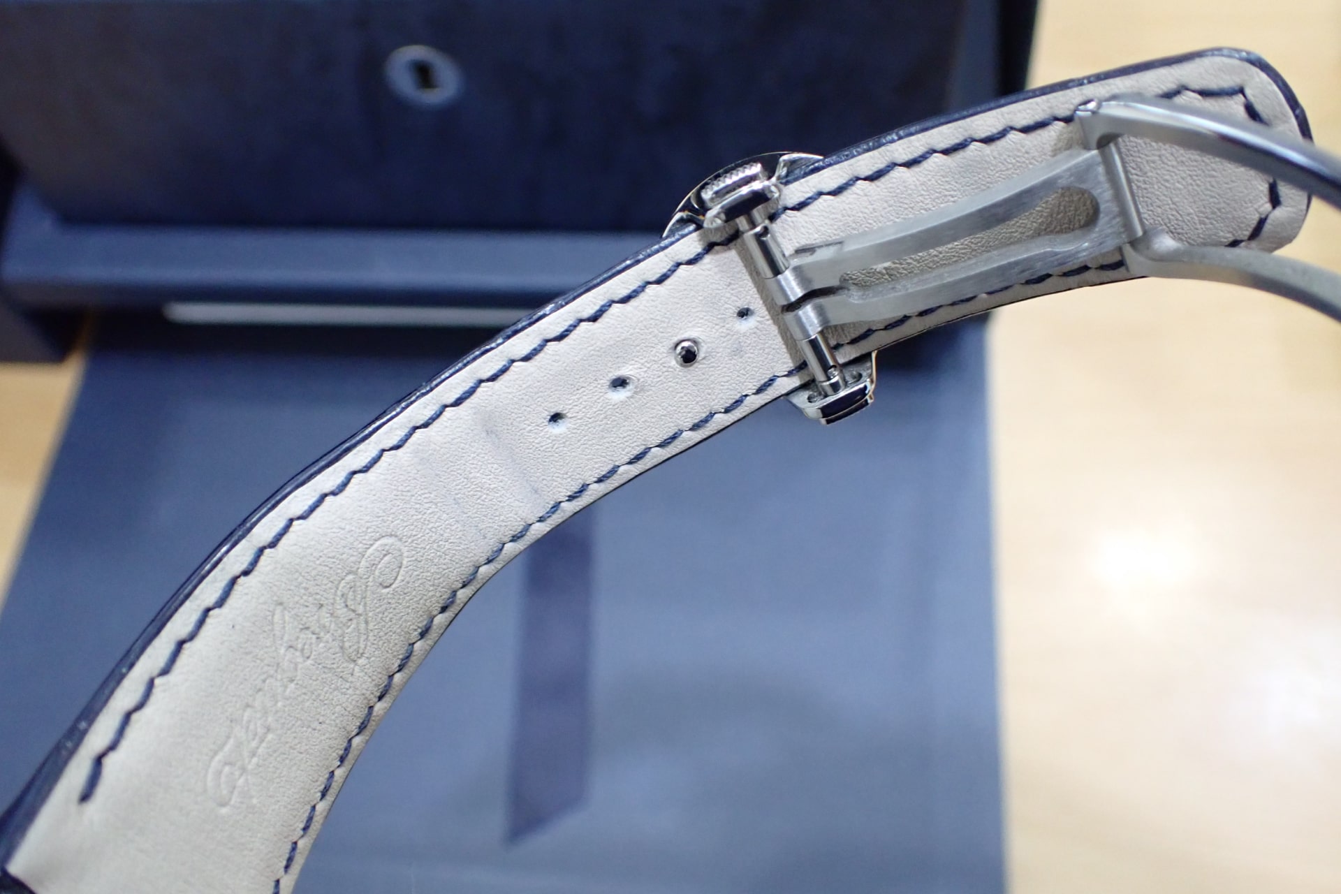 ブレゲ/BREGUET マリーン 5517 Ref.5517TI/Y1/9ZU ブルー