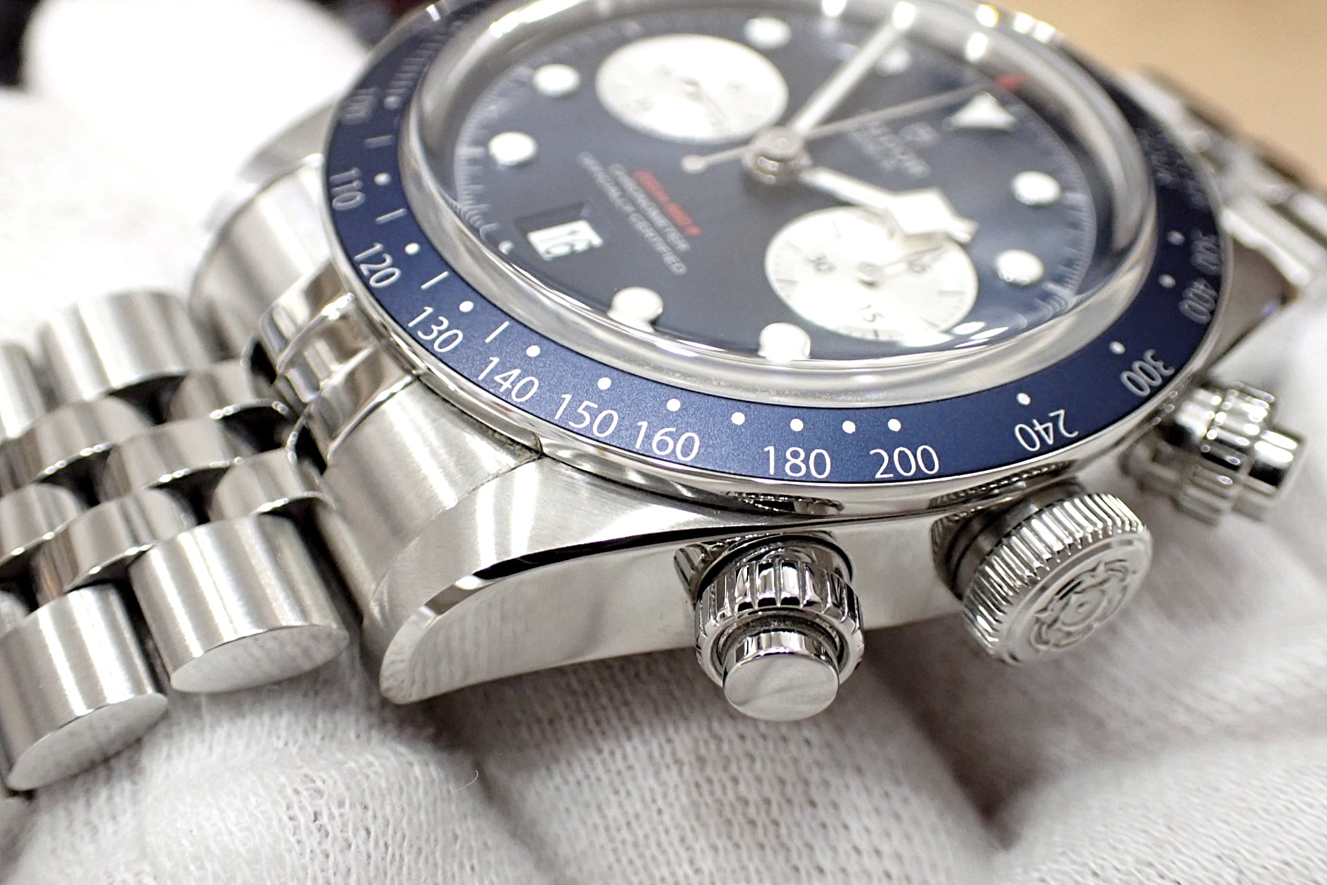 TUDOR/チューダー ヘリテージ ブラックベイ クロノ Ref.79360B-0002 ブルー文字盤/ジュビリーブレスレット