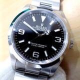 中古品A【ROLEX】ロレックス エクスプローラー1 Ref.124270   黒文字盤 ランダム/ノンポリッシュ  新型BOX  高年式(2025年4月)