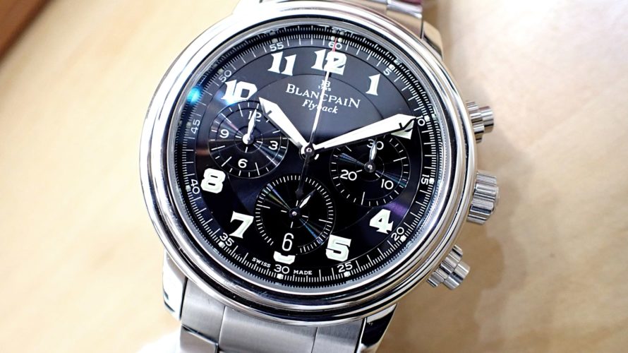 ブランパン/Blancpain Ref.2185F-1130-71 レマン フライバック クロノグラフ 黒文字盤