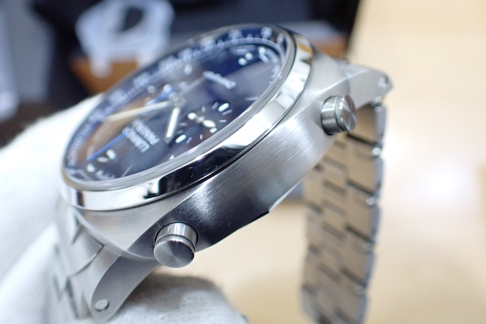 PANERAI/パネライ　ルミノール クロノグラフ Ref.PAM01110 青文字盤