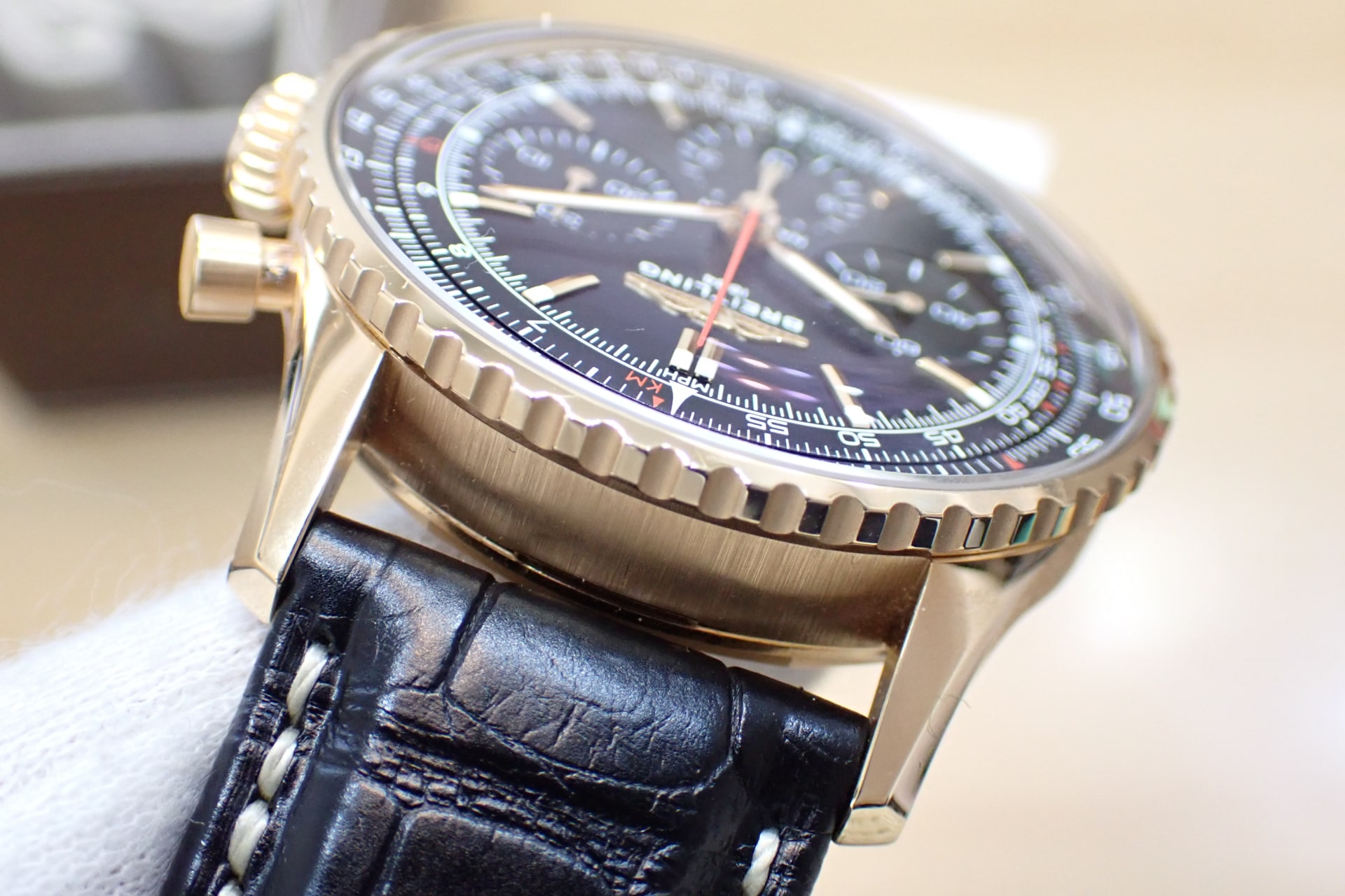 ブライトリング/Breitling ナビタイマー B01 クロノグラフ41 日本限定50本 18KRG Ref.RB01393A1B1P1