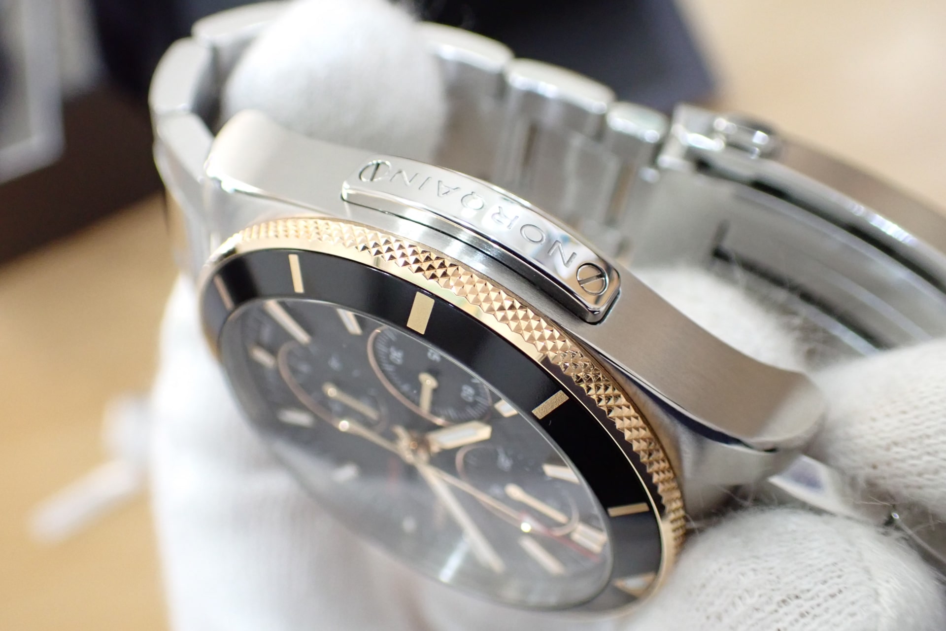 NORQAIN/ノルケイン アドベンチャー スポーツ クロノグラフ 18KRGコンビ　デイデイト41 Ref.N1500GA1IC/B153