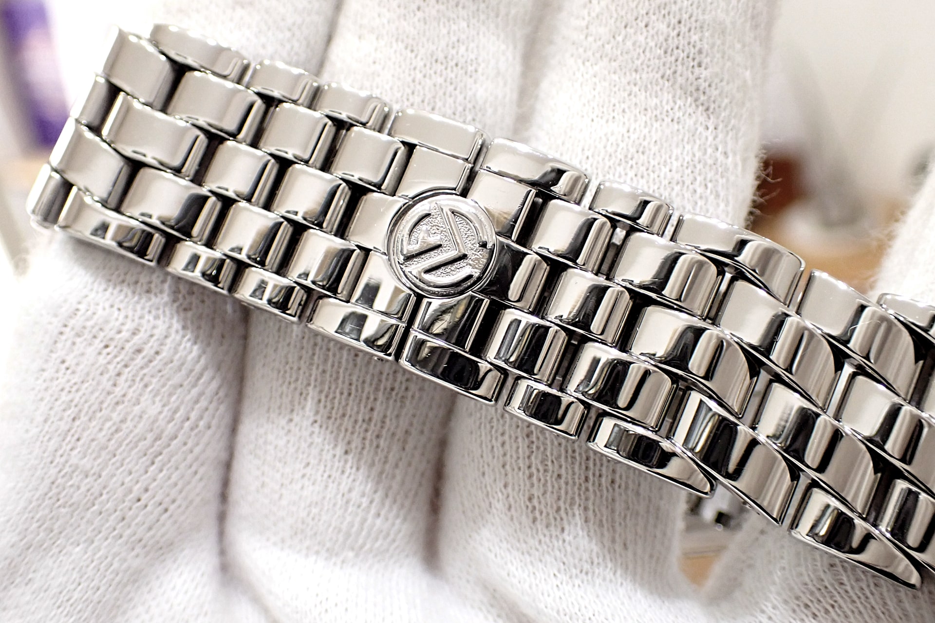 フランクミュラー/FRANCK MULLER Ref.8005SC コンキスタドール デイト/シルバー文字盤