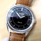 中古品AA【TAKANO】タカノ シャトーヌーベル クロノメーター ブラック文字盤 Ref.PWT 冊子付 (2024年12月国内正規)