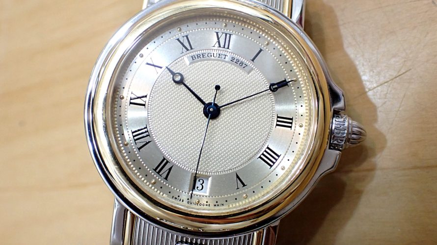 ブレゲ/Breguet 3400SA/12/X90 マリーン 初代 K18YGコンビ