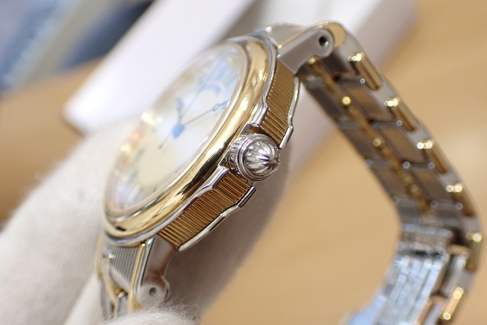 ブレゲ/Breguet 3400SA/12/X90 マリーン 初代 K18YGコンビ