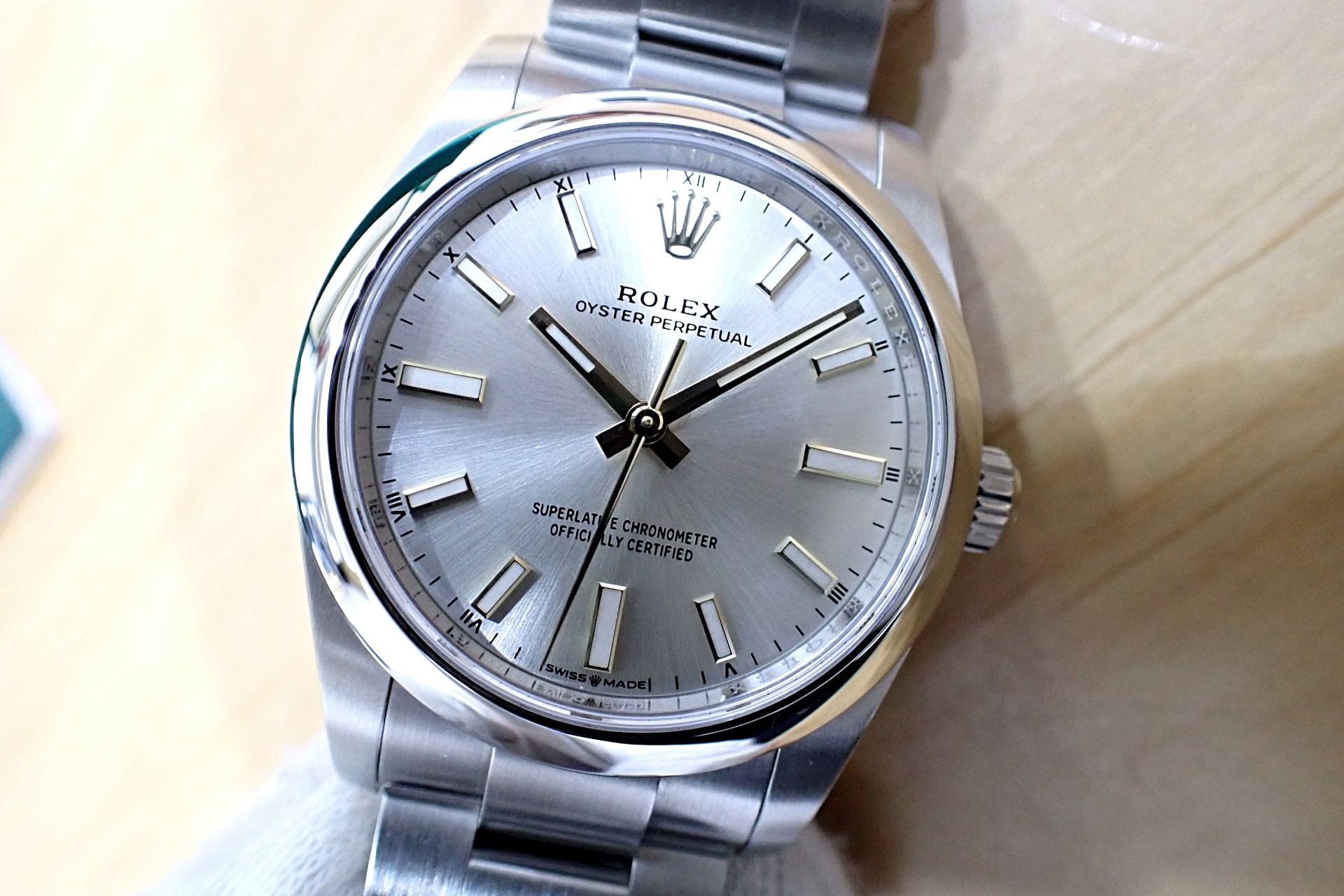 ROLEX/ロレックス オイスターパーペチュアル34 Ref.124200 シルバー