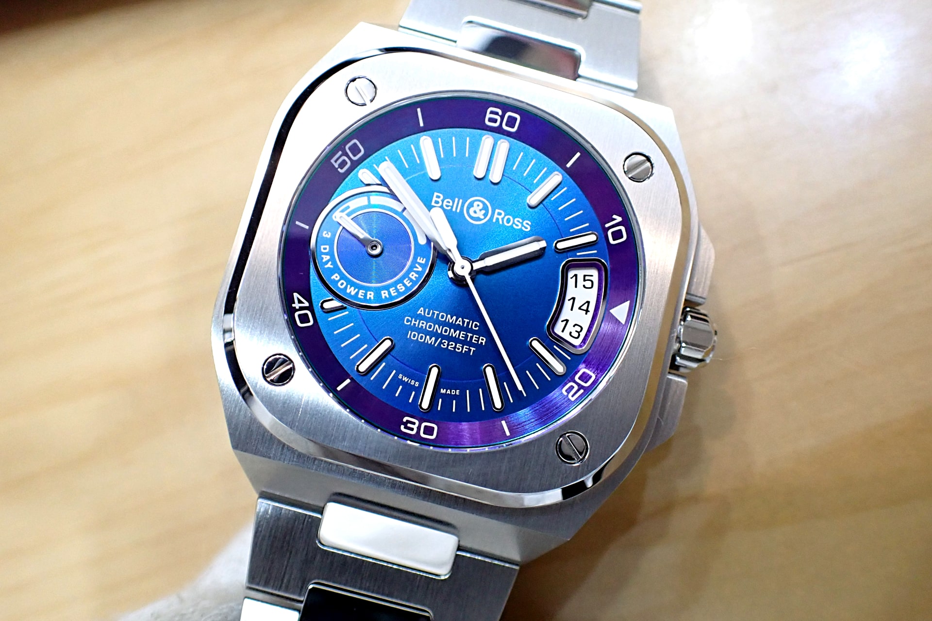 ベル&ロス/Bell&Ross BR-X5 イリデセント ブティック限定 Ref.BRX5R-IRS-ST/SRB