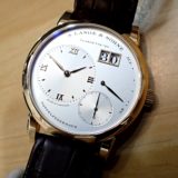 <span class="title">中古品AA【A.LANGE＆SOHNE】ランゲ＆ゾーネ ランゲ1 Ref.191.032 K18ピンクゴールド 純正18K製Dバックル仕様 (2020年11月国内正規)</span>