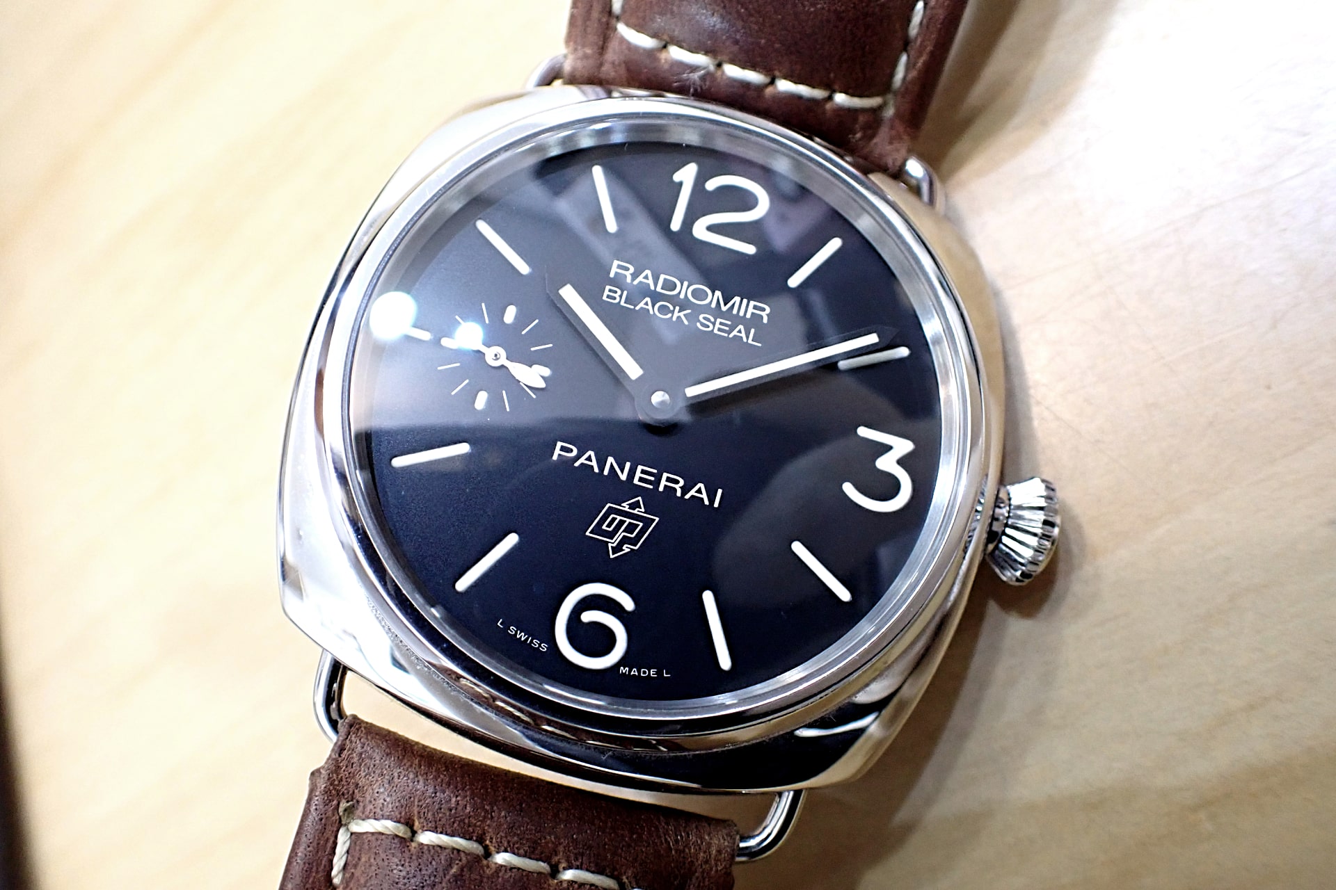 パネライ/Panerai ラジオミール ブラックシール ロゴ Ref.PAM00380