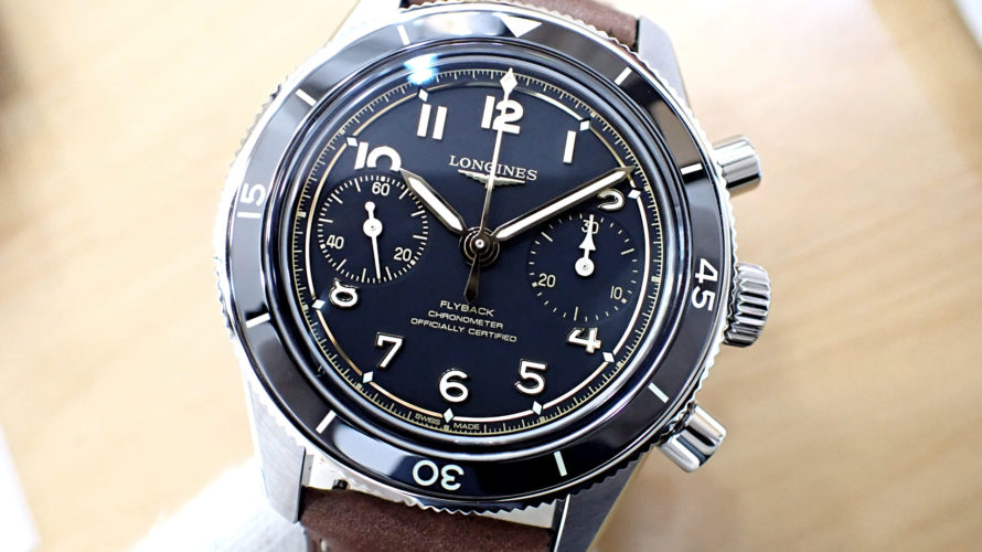 ロンジン/longines スピリット パイロット フライバック クロノグラフ Ref.L3.721.4.53.2