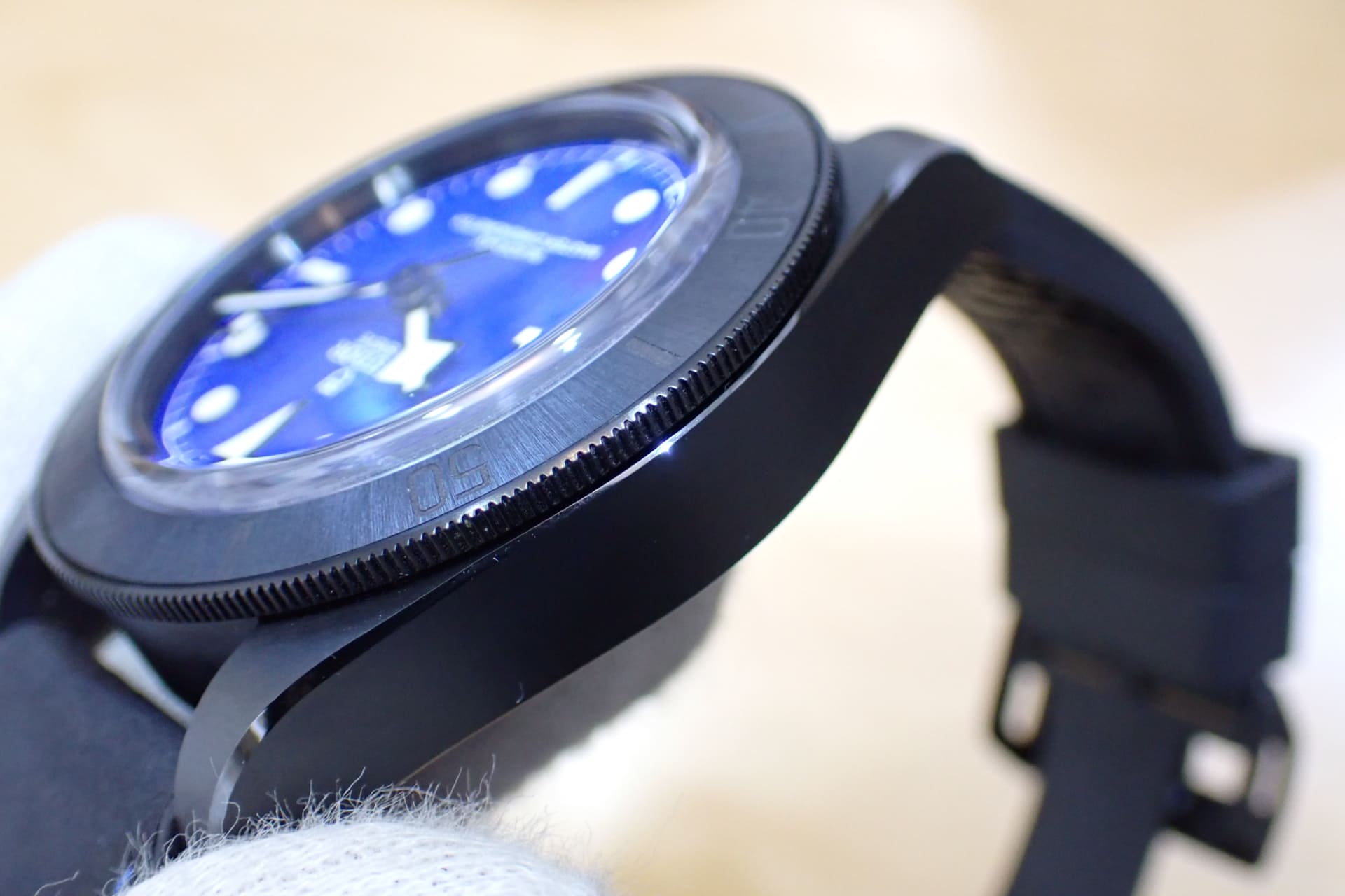 TUDOR/チューダー ブラックベイ セラミック Ref.M79210CNU-0007 オールブラック/青文字盤