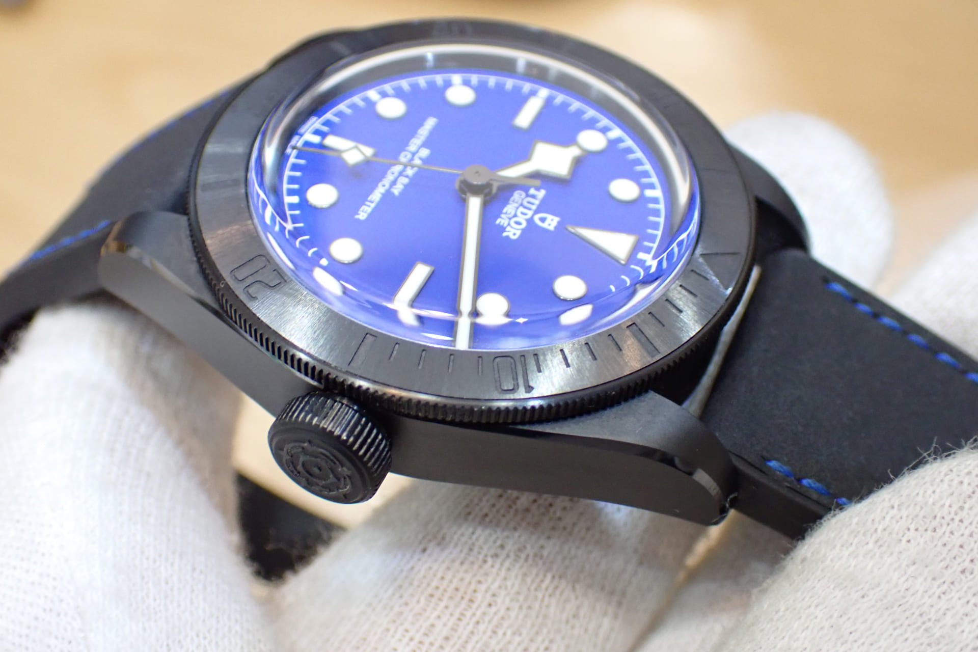 TUDOR/チューダー ブラックベイ セラミック Ref.M79210CNU-0007 オールブラック/青文字盤