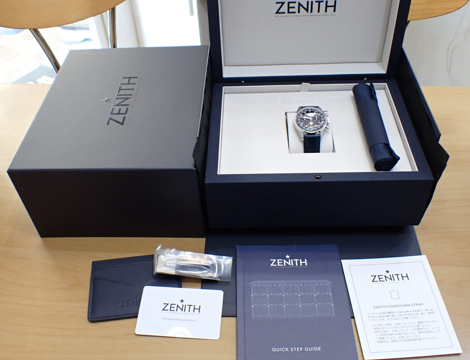 中古品AA【ZENITH】ゼニス クロノマスター オリジナル トリプル