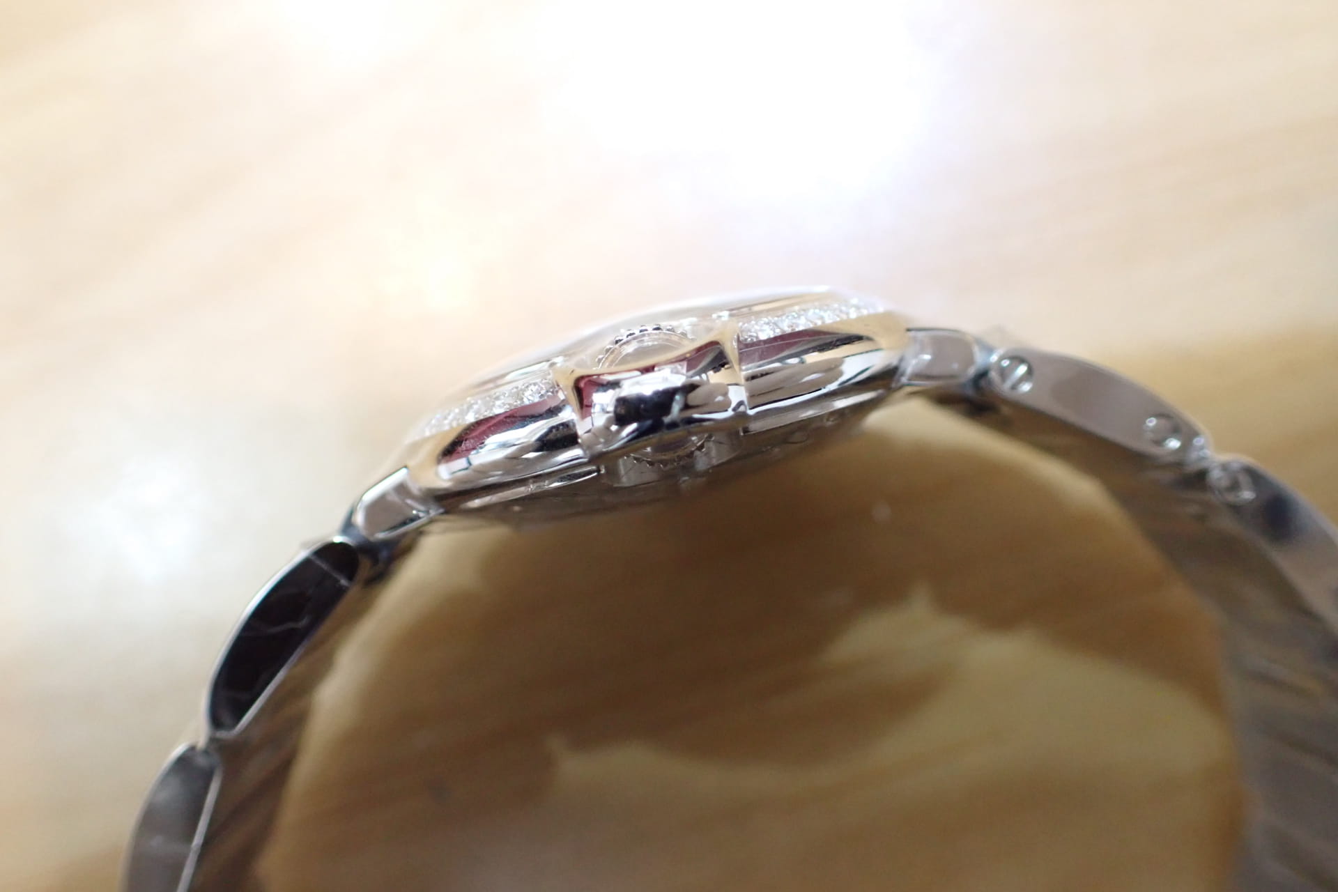 CARTIER/カルティエ バロンブルードゥ カルティエ 28mm ベゼルダイヤモンド Ref.W4BB0030