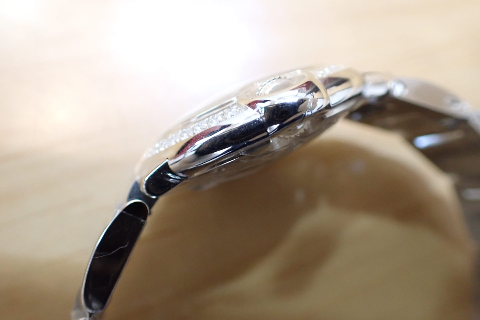 CARTIER/カルティエ バロンブルードゥ カルティエ 28mm ベゼルダイヤモンド Ref.W4BB0030