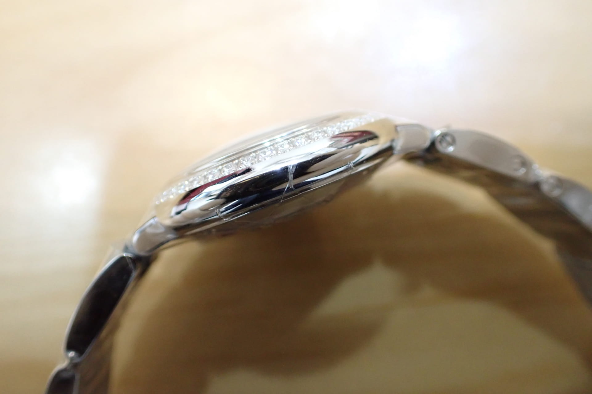 CARTIER/カルティエ バロンブルードゥ カルティエ 28mm ベゼルダイヤモンド Ref.W4BB0030